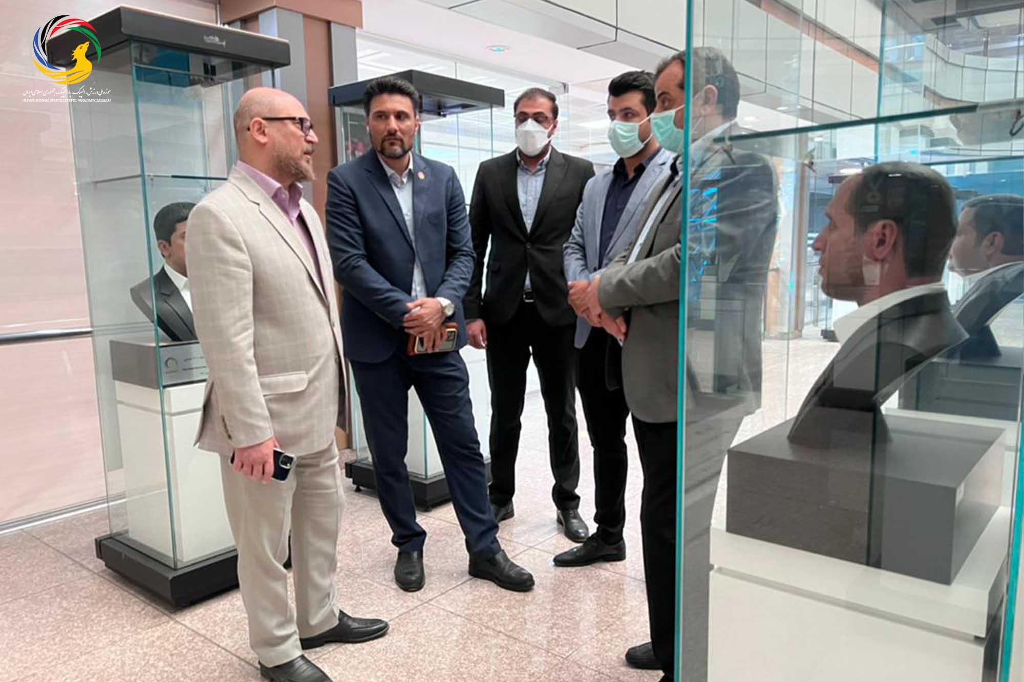 بازدید محمدرضا سبطی شهردار گرگان از موزه ملی ورزش، المپیک، پارالمپیک