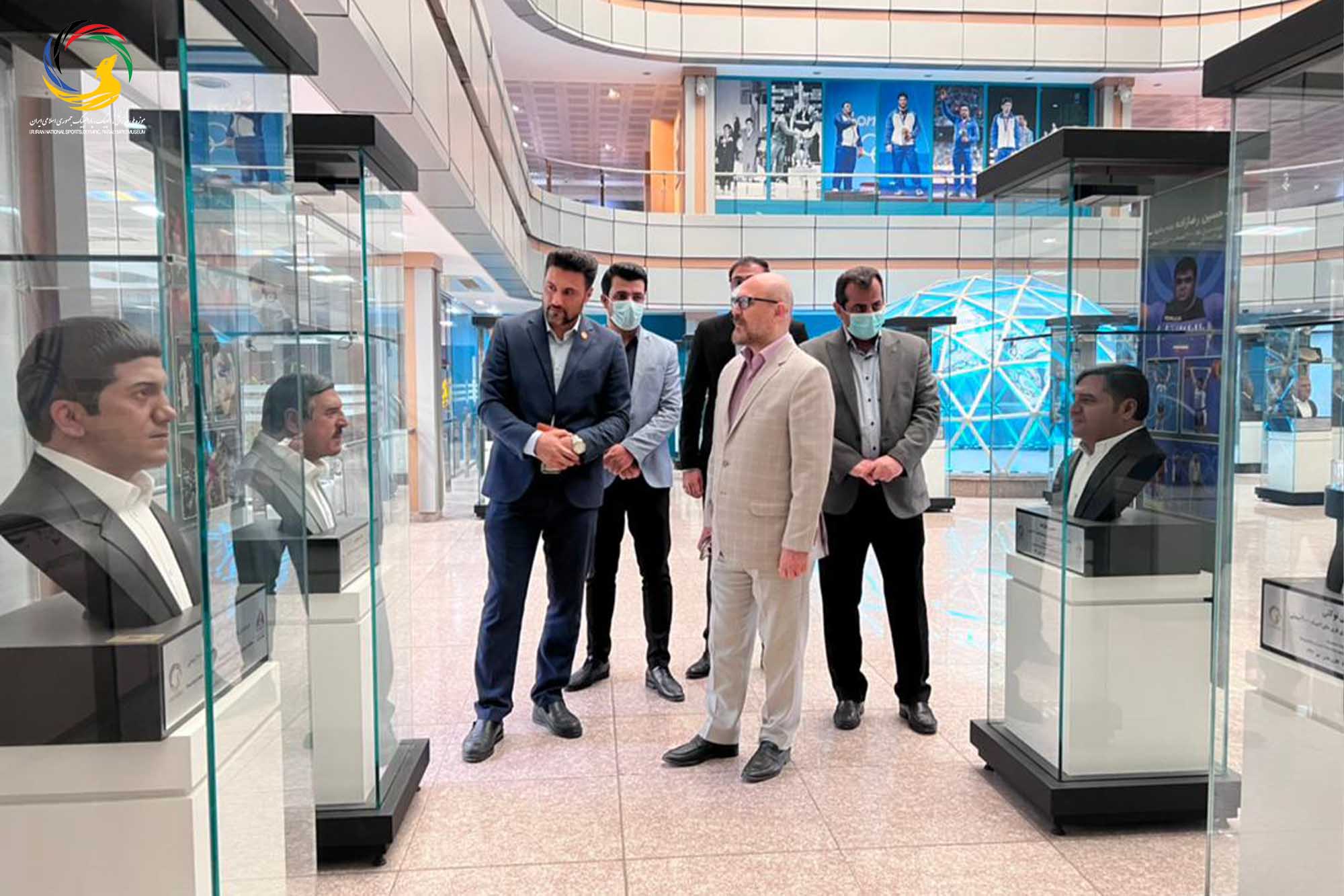 بازدید محمدرضا سبطی شهردار گرگان از موزه ملی ورزش، المپیک، پارالمپیک