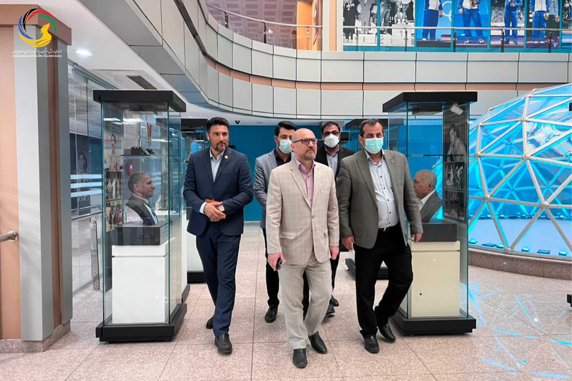 بازدید محمدرضا سبطی شهردار گرگان از موزه ملی ورزش، المپیک، پارالمپیک