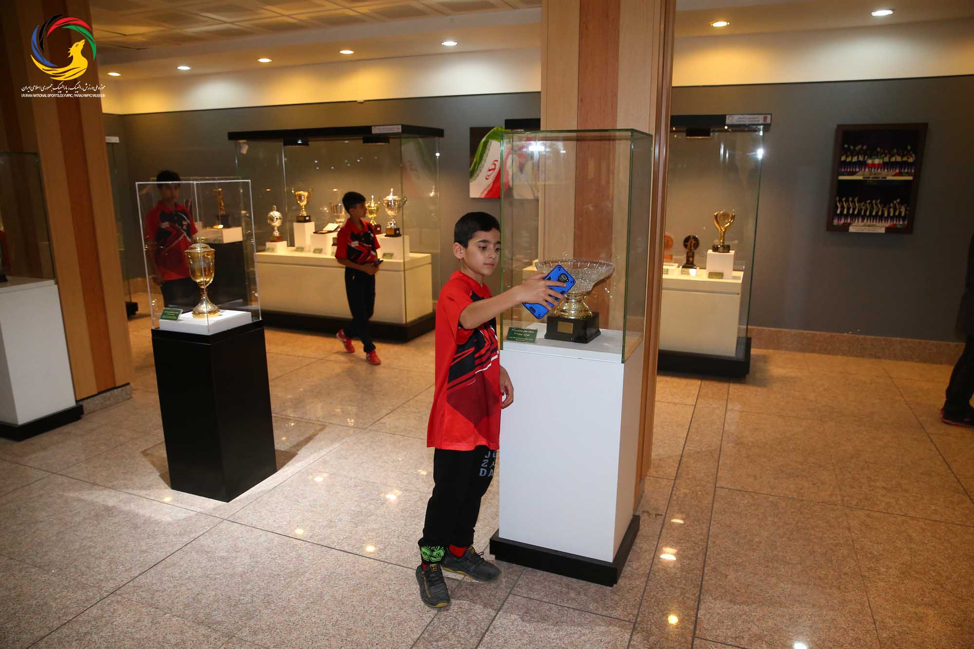 بازدید بازیکنان تیم ملی تنیس روی میز هوپس ایران و بازیکنان تیم ملی تنیس روی میز هوپس، نوجوانان و جوانان عمان از موزه ملی ورزش، المپیک، پارالمپیک