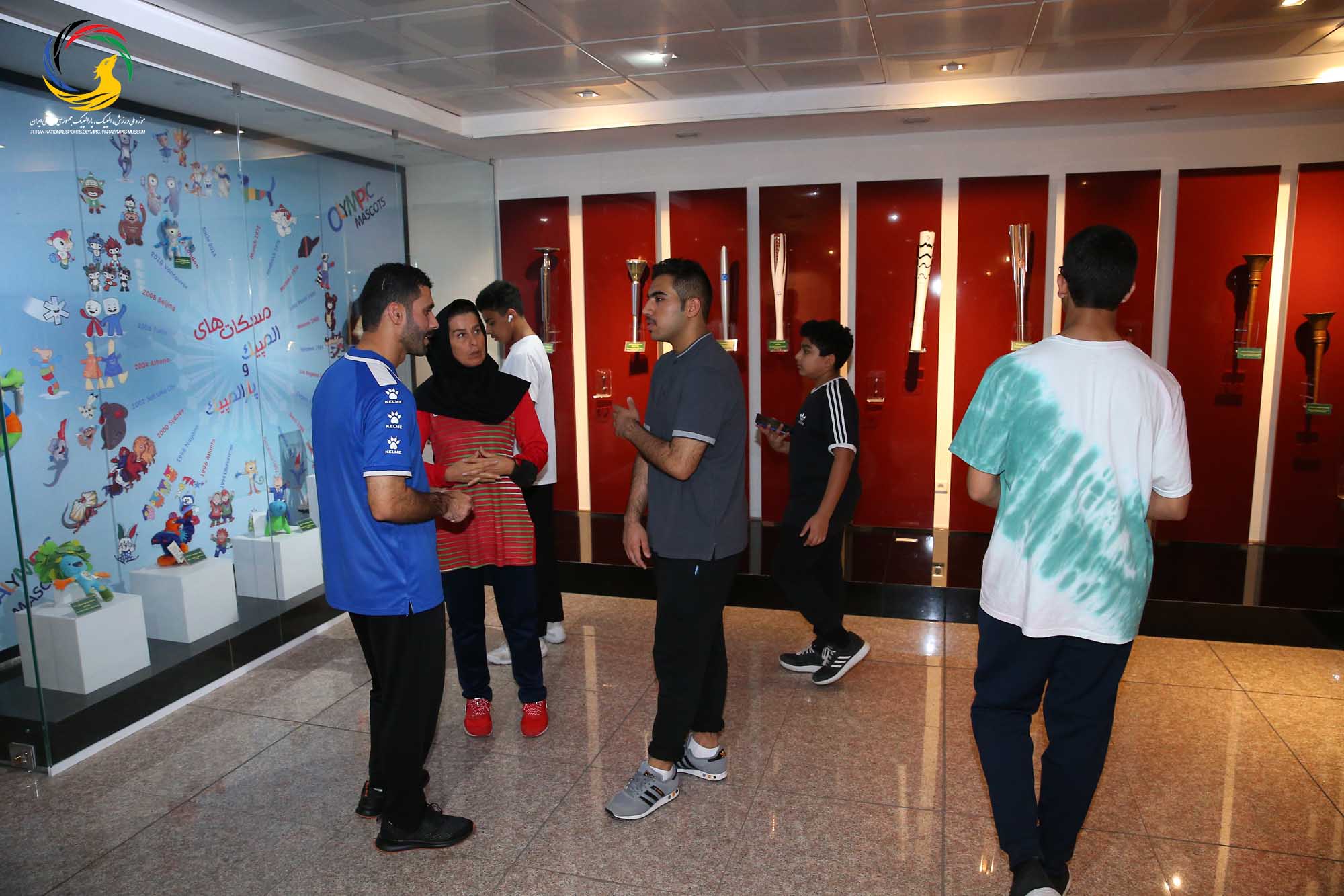 بازدید بازیکنان تیم ملی تنیس روی میز هوپس ایران و بازیکنان تیم ملی تنیس روی میز هوپس، نوجوانان و جوانان عمان از موزه ملی ورزش، المپیک، پارالمپیک