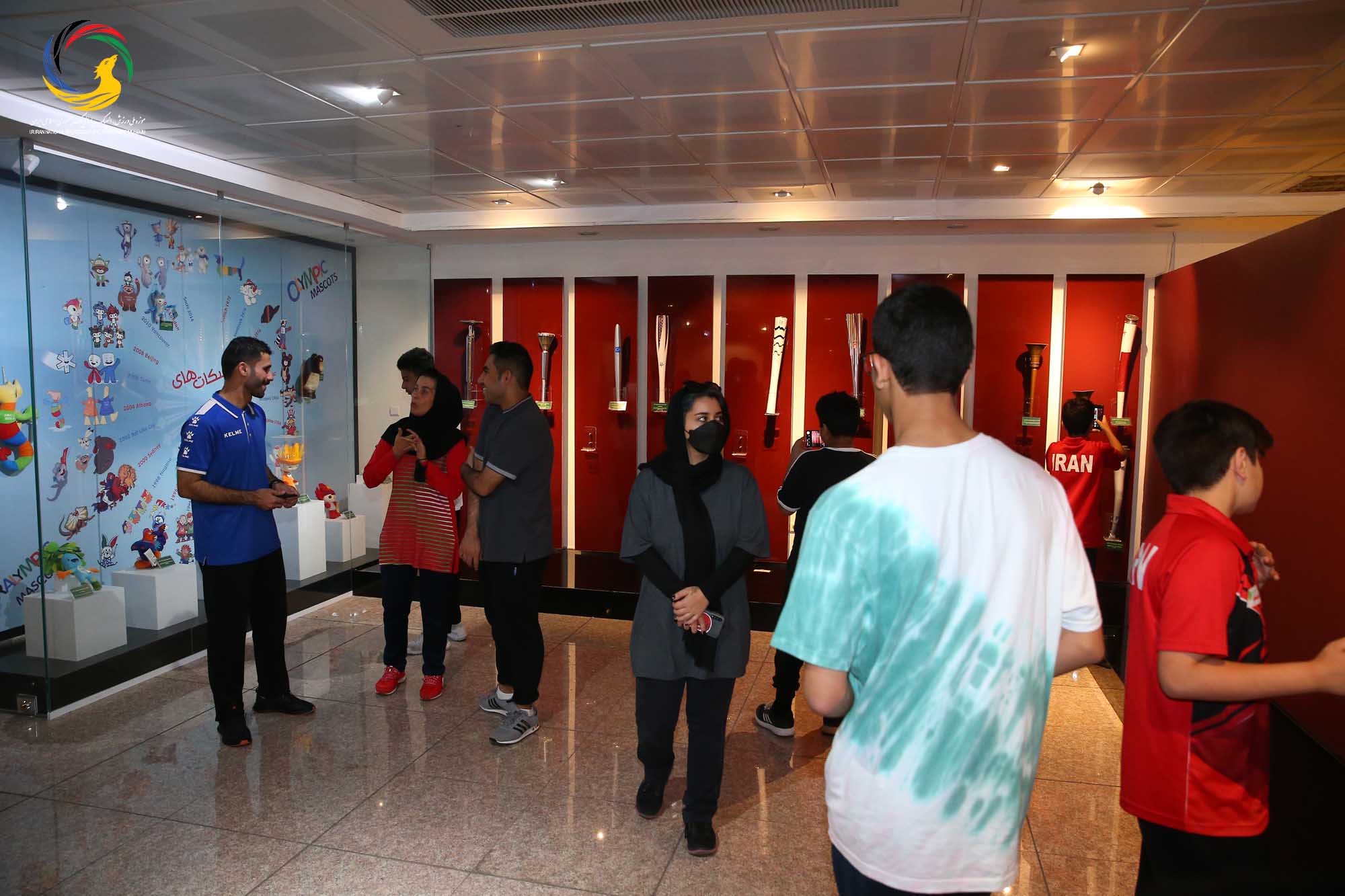 بازدید بازیکنان تیم ملی تنیس روی میز هوپس ایران و بازیکنان تیم ملی تنیس روی میز هوپس، نوجوانان و جوانان عمان از موزه ملی ورزش، المپیک، پارالمپیک