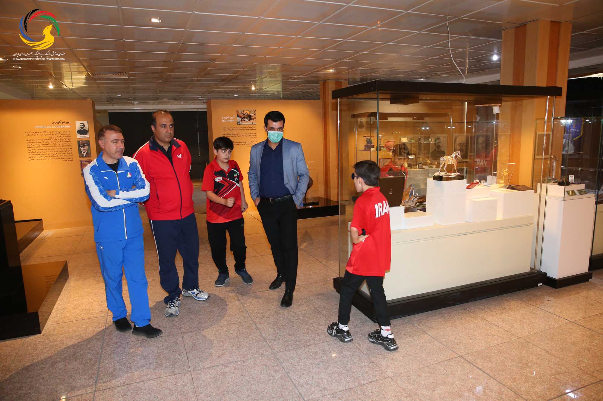 بازدید بازیکنان تیم ملی تنیس روی میز هوپس ایران و بازیکنان تیم ملی تنیس روی میز هوپس، نوجوانان و جوانان عمان از موزه ملی ورزش، المپیک، پارالمپیک