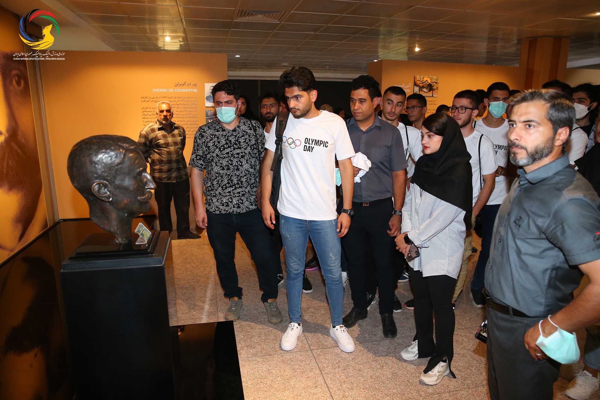 بازدید دانشجویان دانشکده تربیت بدنی دانشگاه خوارزمی از موزه ملی ورزش، المپیک، پارالمپیک