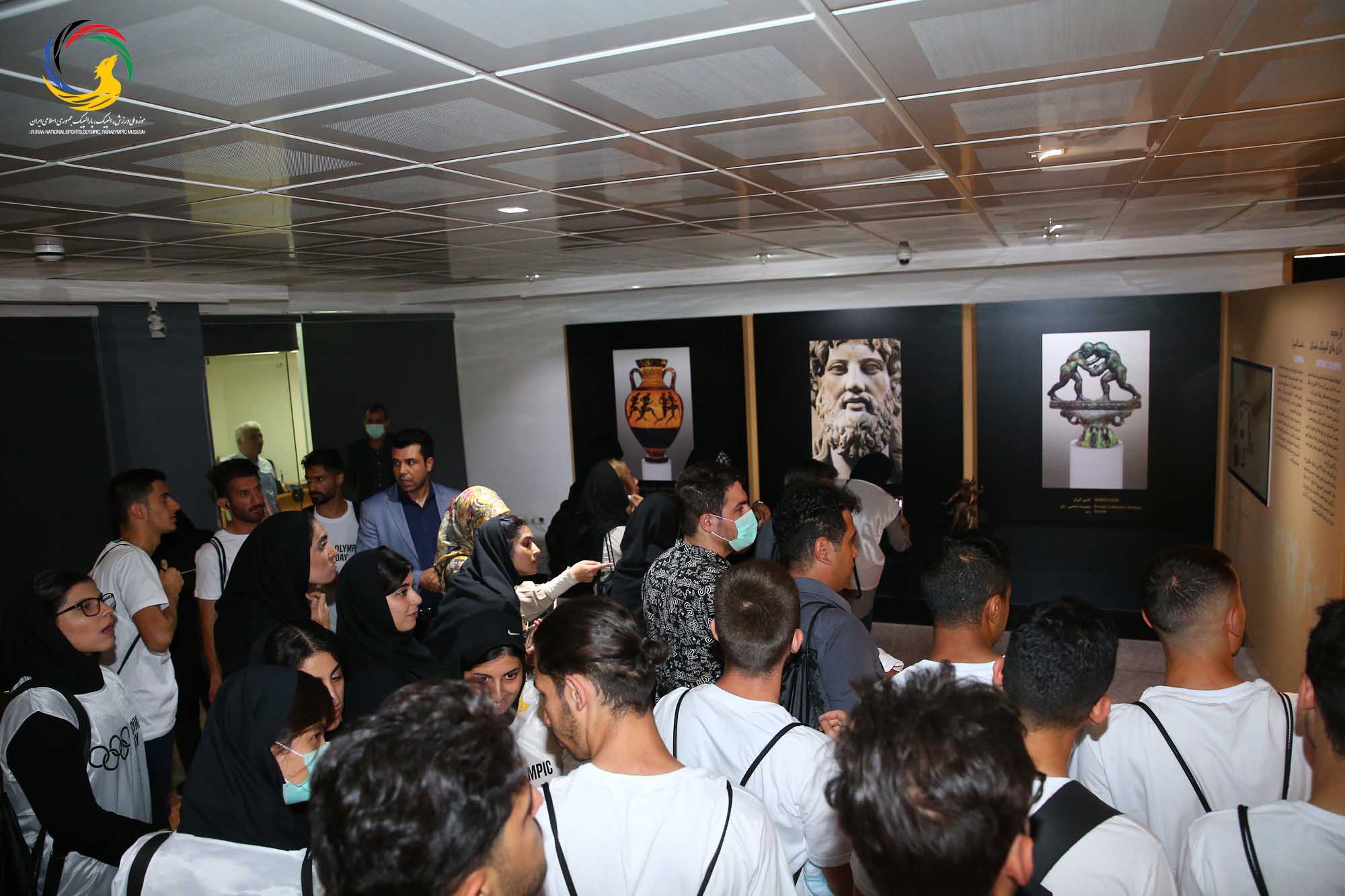 بازدید دانشجویان دانشکده تربیت بدنی دانشگاه خوارزمی از موزه ملی ورزش، المپیک، پارالمپیک