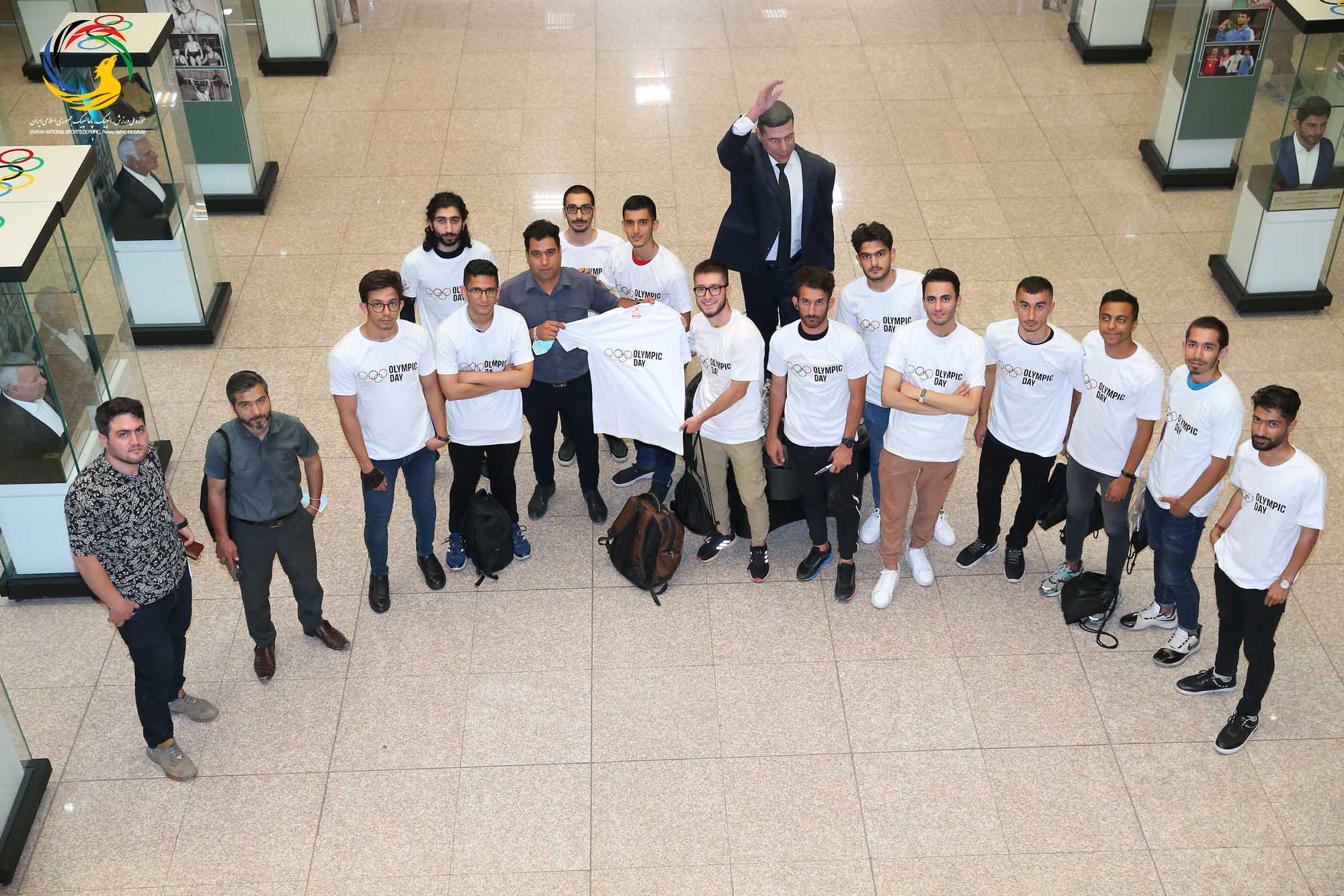 بازدید دانشجویان دانشکده تربیت بدنی دانشگاه خوارزمی از موزه ملی ورزش، المپیک، پارالمپیک