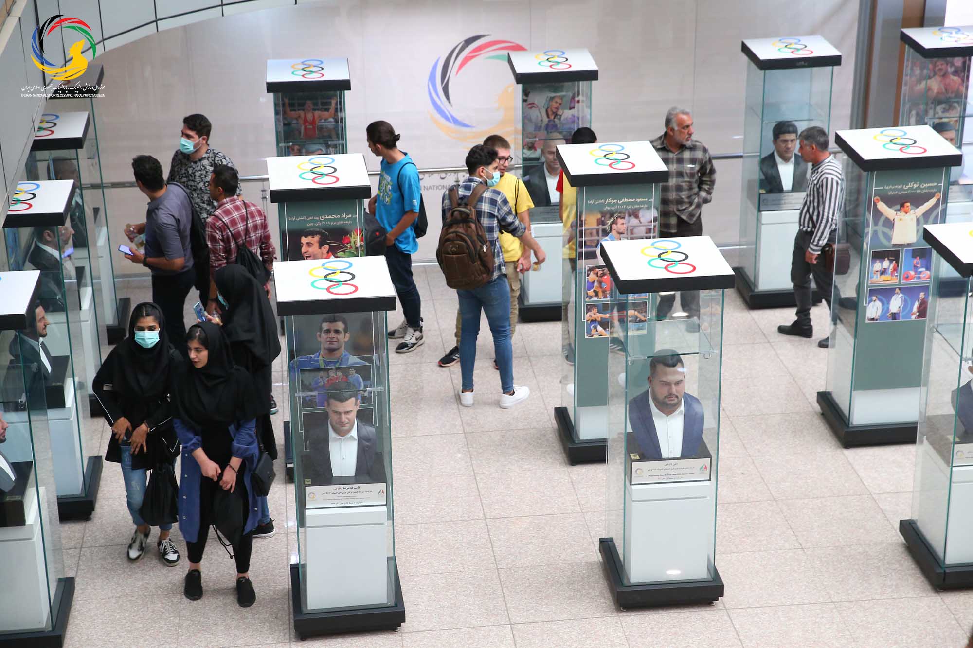 بازدید دانشجویان دانشکده تربیت بدنی دانشگاه خوارزمی از موزه ملی ورزش، المپیک، پارالمپیک