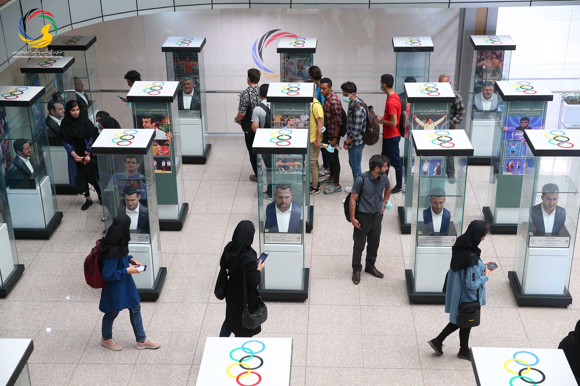 بازدید دانشجویان دانشکده تربیت بدنی دانشگاه خوارزمی از موزه ملی ورزش، المپیک، پارالمپیک