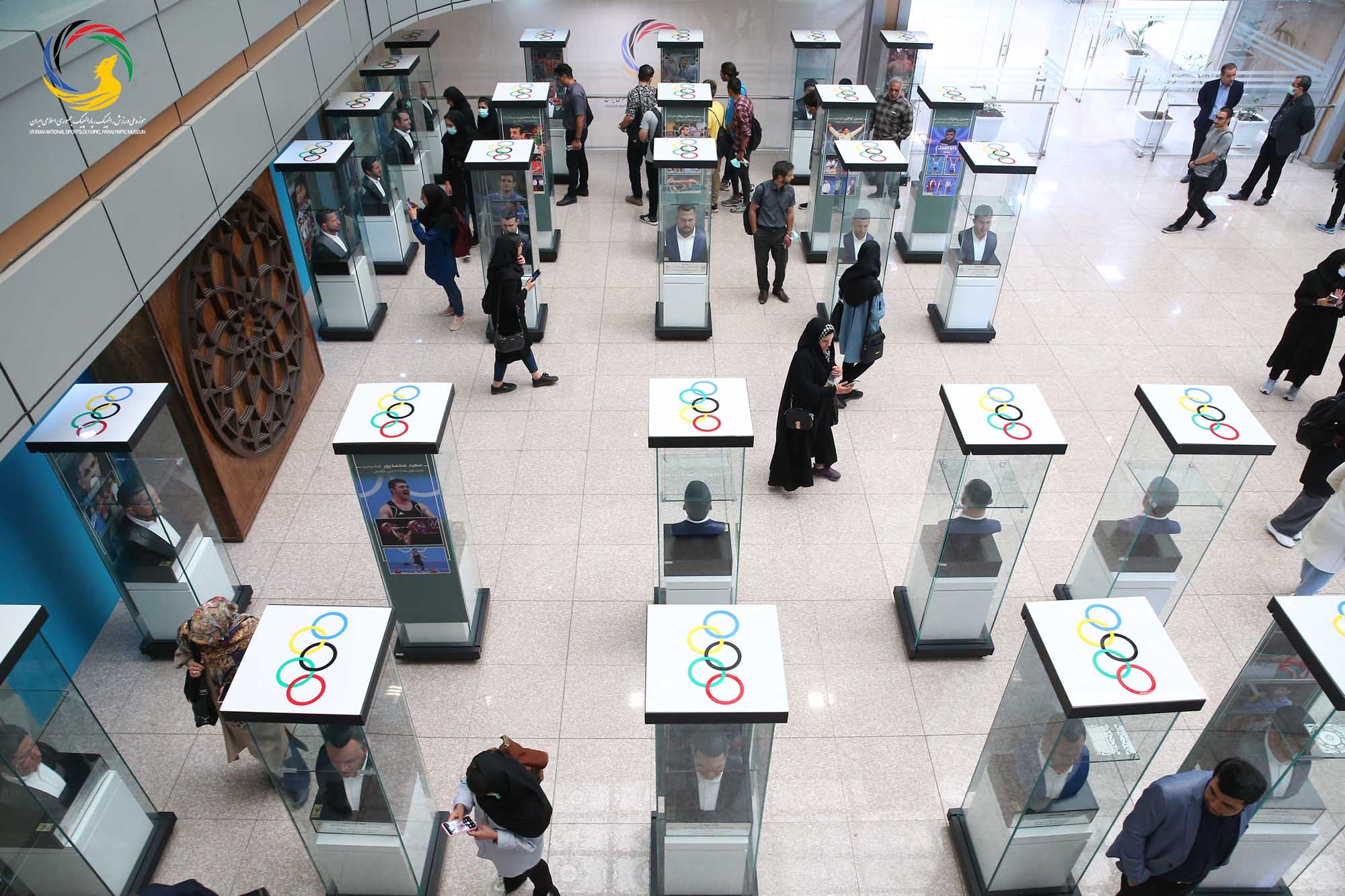 بازدید دانشجویان دانشکده تربیت بدنی دانشگاه خوارزمی از موزه ملی ورزش، المپیک، پارالمپیک