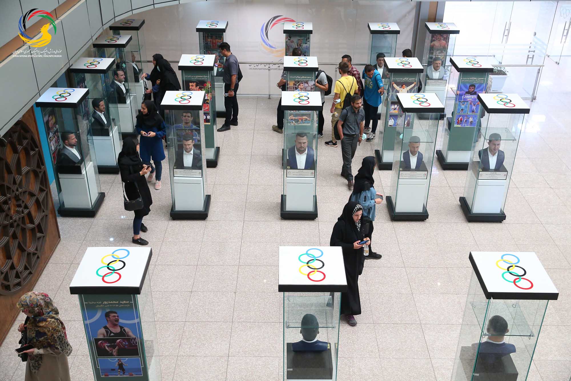 بازدید دانشجویان دانشکده تربیت بدنی دانشگاه خوارزمی از موزه ملی ورزش، المپیک، پارالمپیک