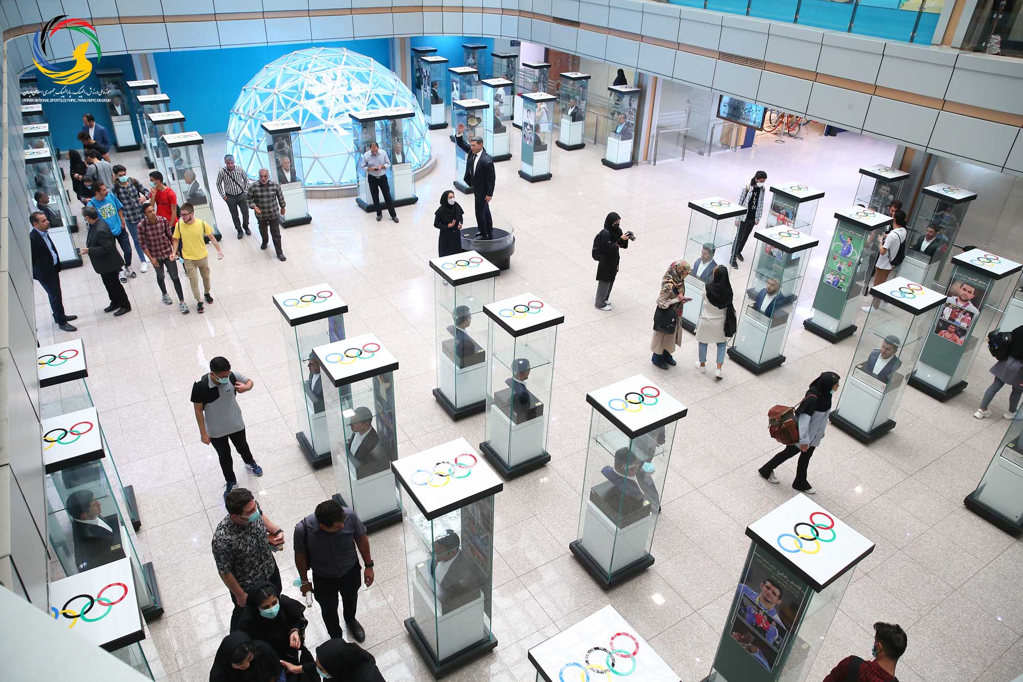 بازدید دانشجویان دانشکده تربیت بدنی دانشگاه خوارزمی از موزه ملی ورزش، المپیک، پارالمپیک