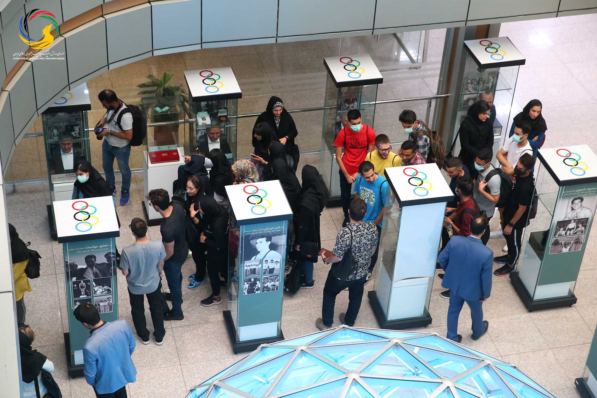 بازدید دانشجویان دانشکده تربیت بدنی دانشگاه خوارزمی از موزه ملی ورزش، المپیک، پارالمپیک