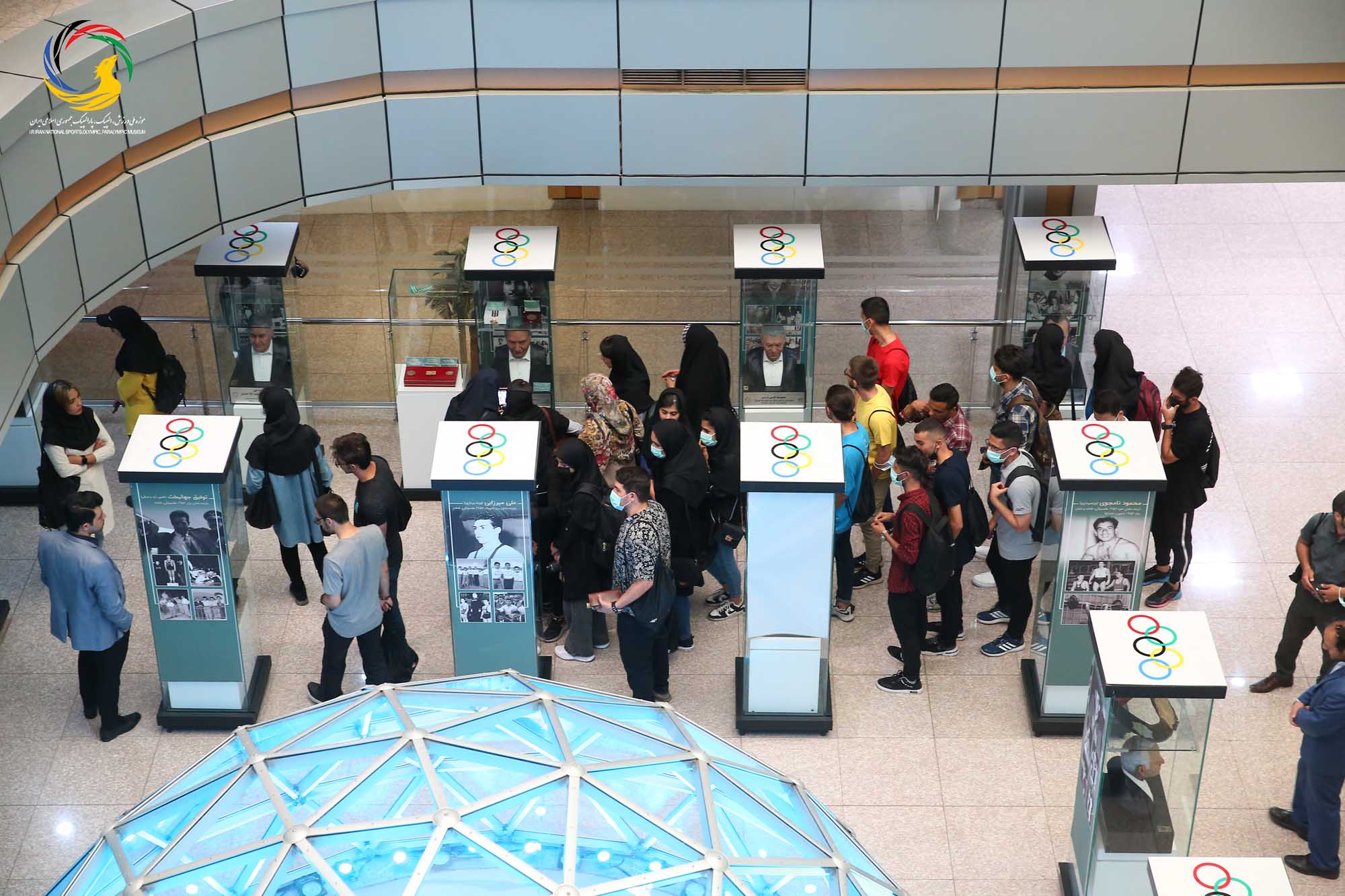 بازدید دانشجویان دانشکده تربیت بدنی دانشگاه خوارزمی از موزه ملی ورزش، المپیک، پارالمپیک