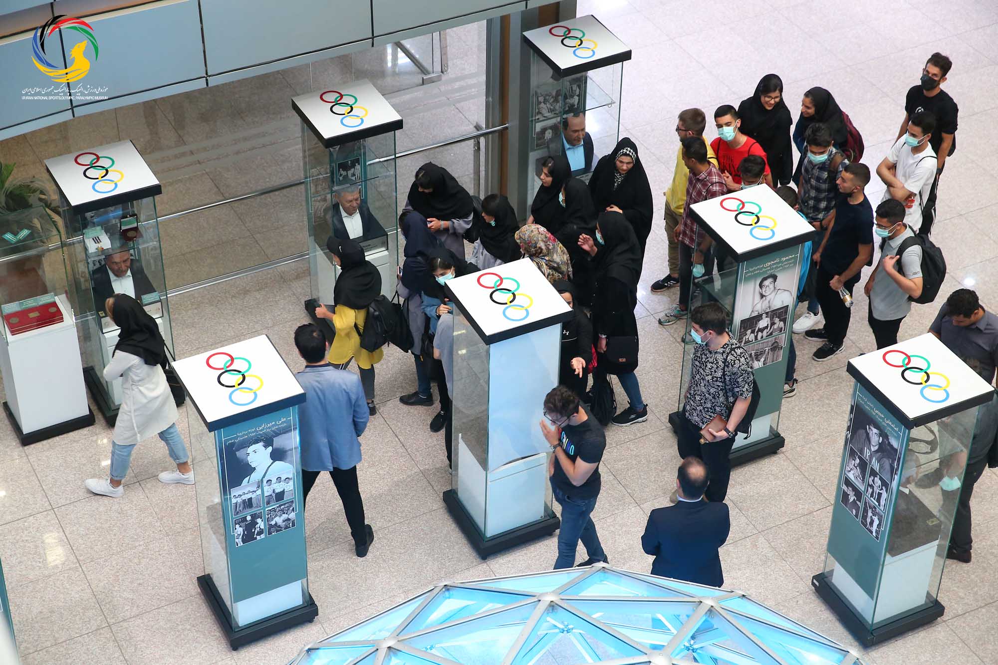 بازدید دانشجویان دانشکده تربیت بدنی دانشگاه خوارزمی از موزه ملی ورزش، المپیک، پارالمپیک