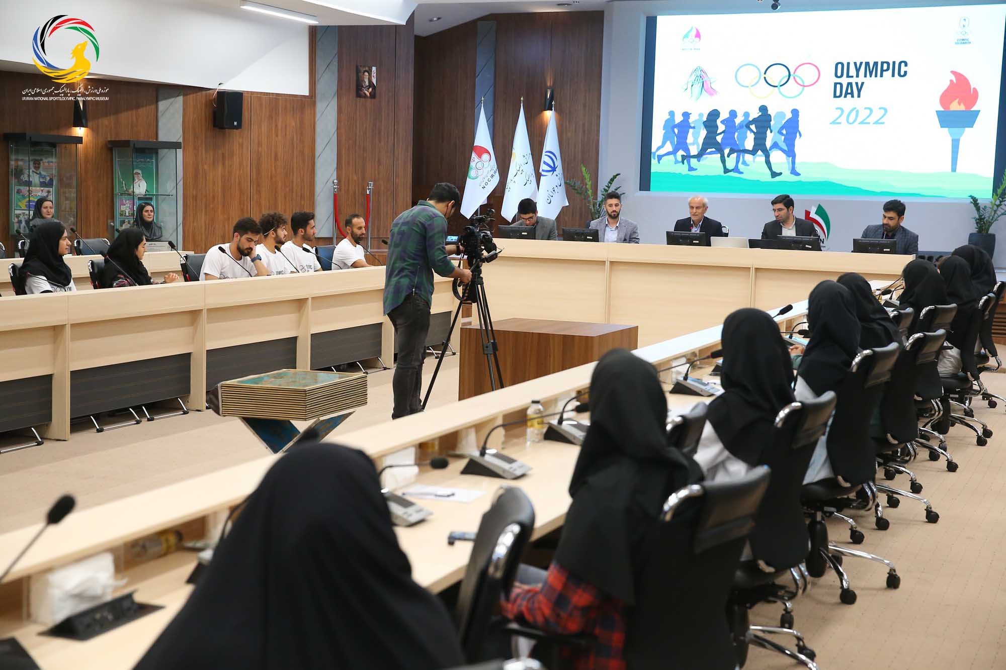 بازدید دانشجویان دانشکده تربیت بدنی دانشگاه تهران از موزه ملی ورزش، المپیک، پارالمپیک