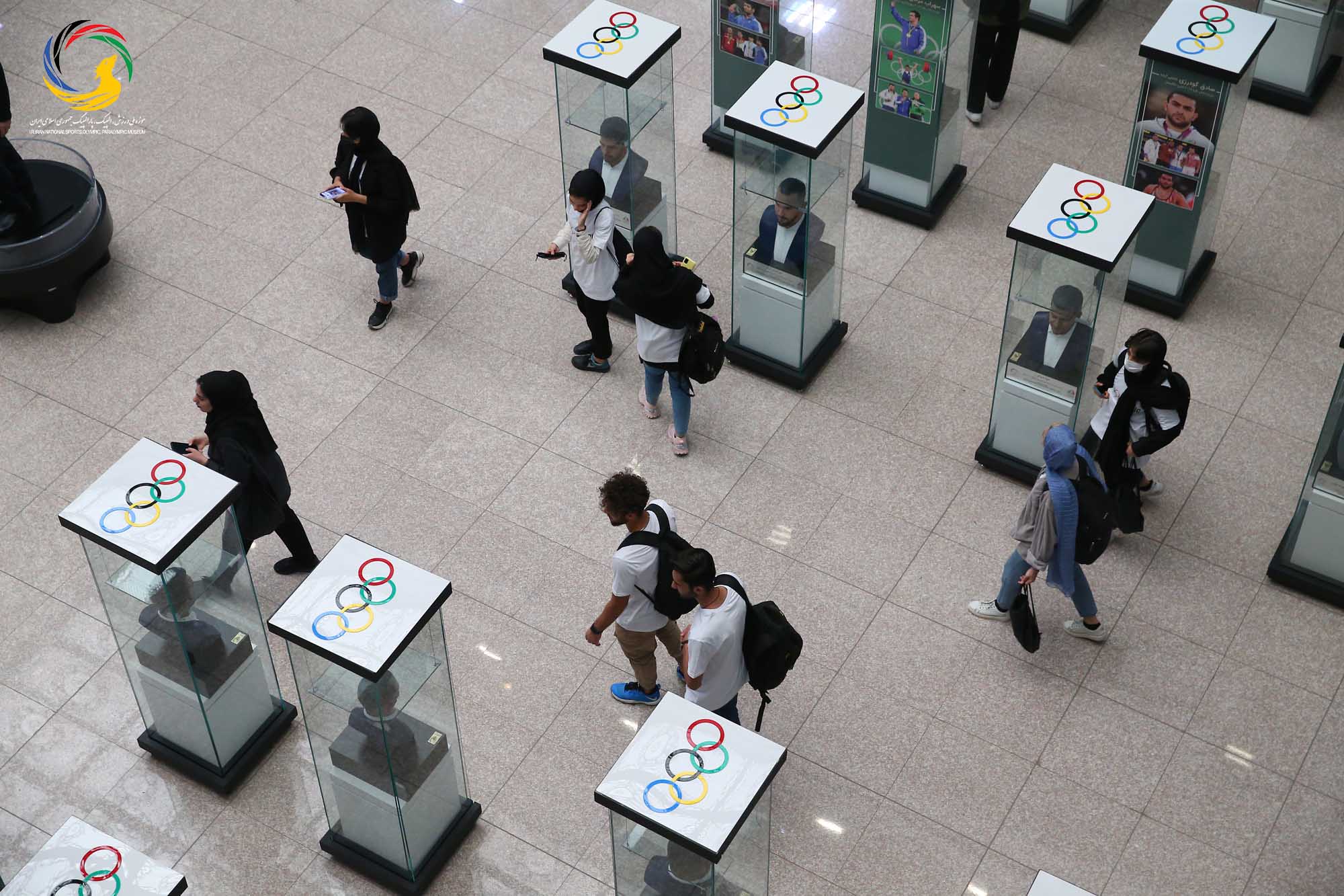 بازدید دانشجویان دانشکده تربیت بدنی دانشگاه تهران از موزه ملی ورزش، المپیک، پارالمپیک