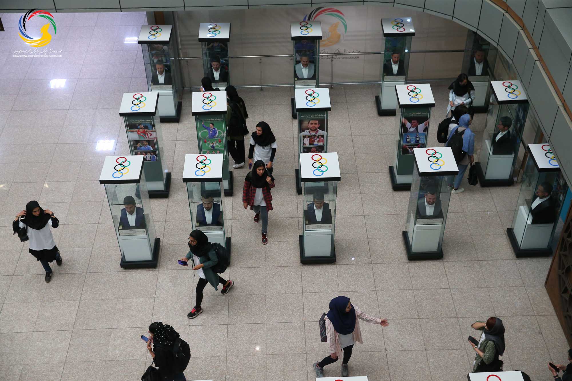 بازدید دانشجویان دانشکده تربیت بدنی دانشگاه تهران از موزه ملی ورزش، المپیک، پارالمپیک