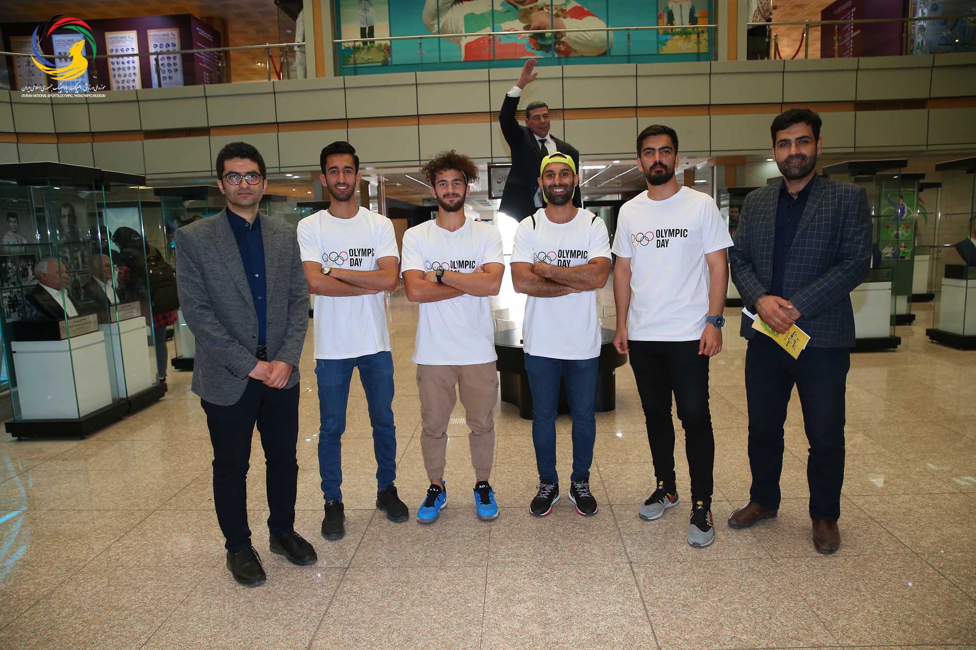 بازدید دانشجویان دانشکده تربیت بدنی دانشگاه تهران از موزه ملی ورزش، المپیک، پارالمپیک