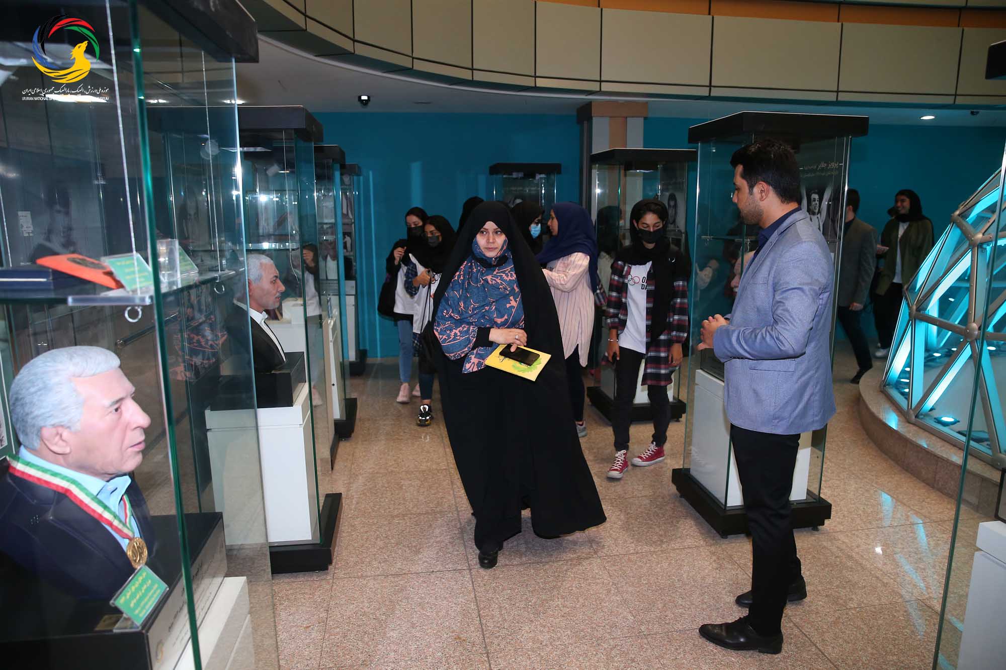 بازدید دانشجویان دانشکده تربیت بدنی دانشگاه تهران از موزه ملی ورزش، المپیک، پارالمپیک