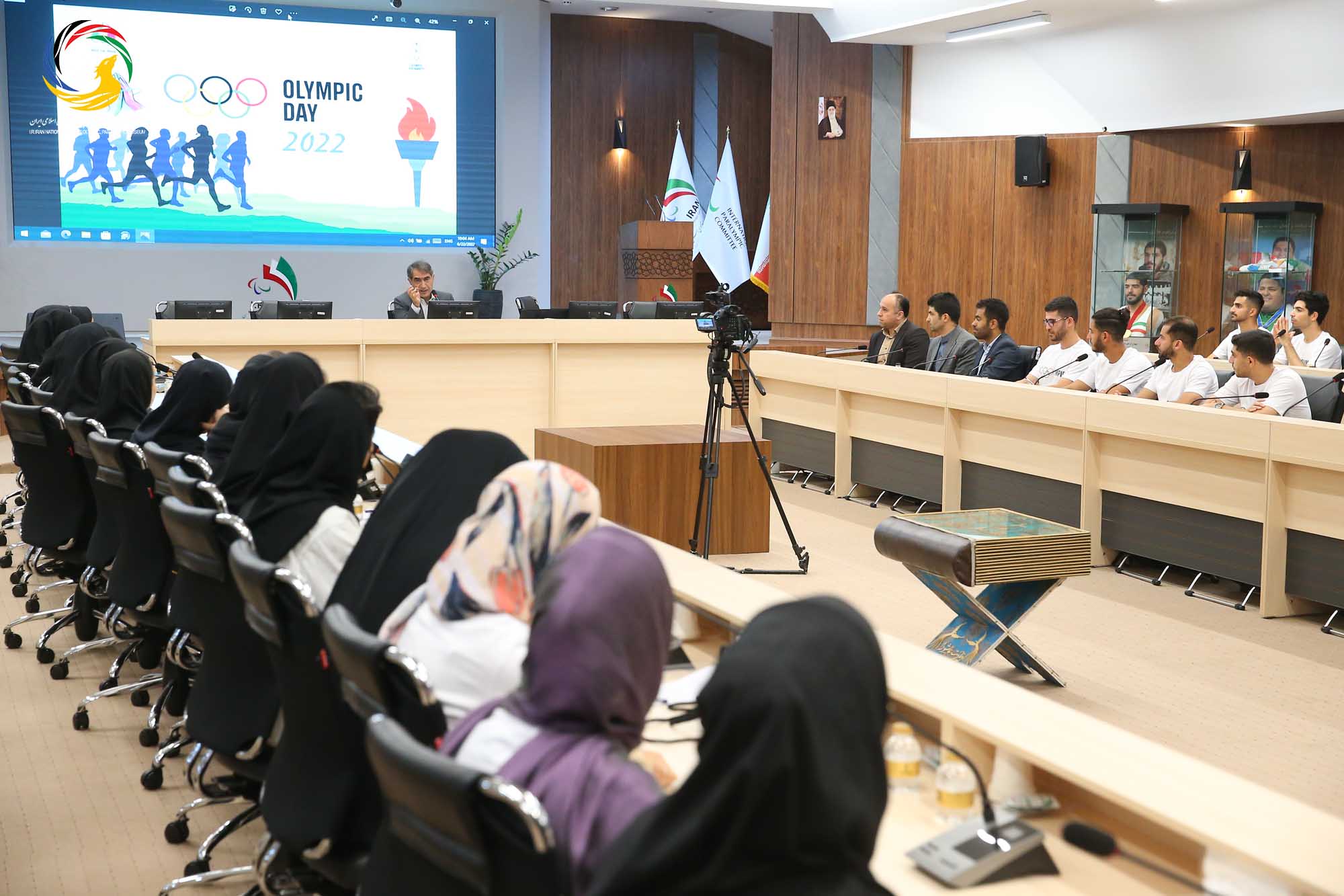 بازدید دانشجویان دانشکده تربیت بدنی دانشگاه تهران از موزه ملی ورزش، المپیک، پارالمپیک