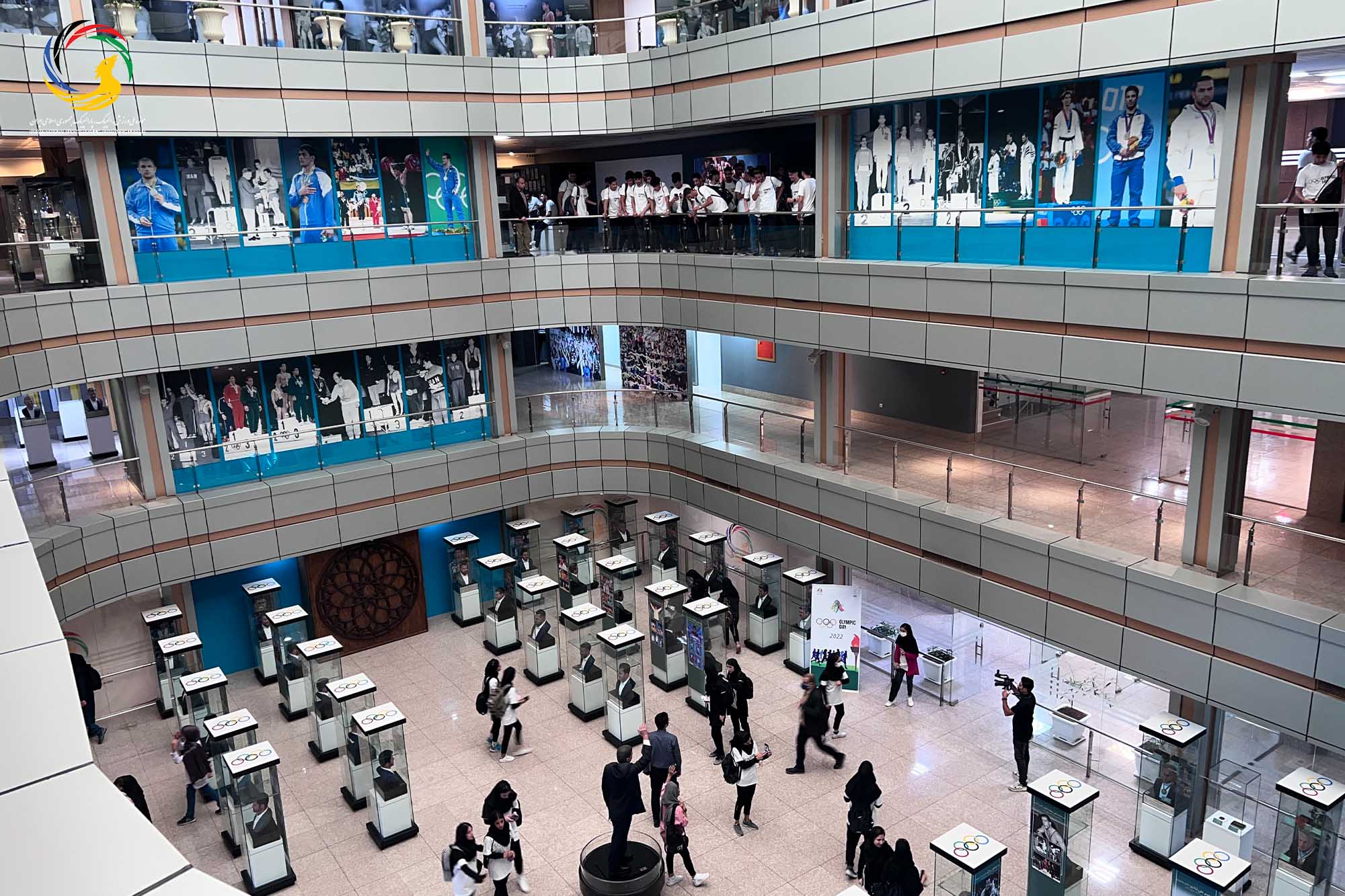 بازدید دانشجویان دانشکده تربیت بدنی دانشگاه تهران از موزه ملی ورزش، المپیک، پارالمپیک