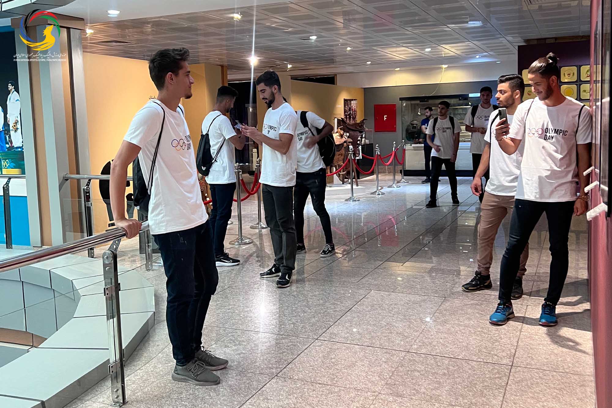 بازدید دانشجویان دانشکده تربیت بدنی دانشگاه تهران از موزه ملی ورزش، المپیک، پارالمپیک