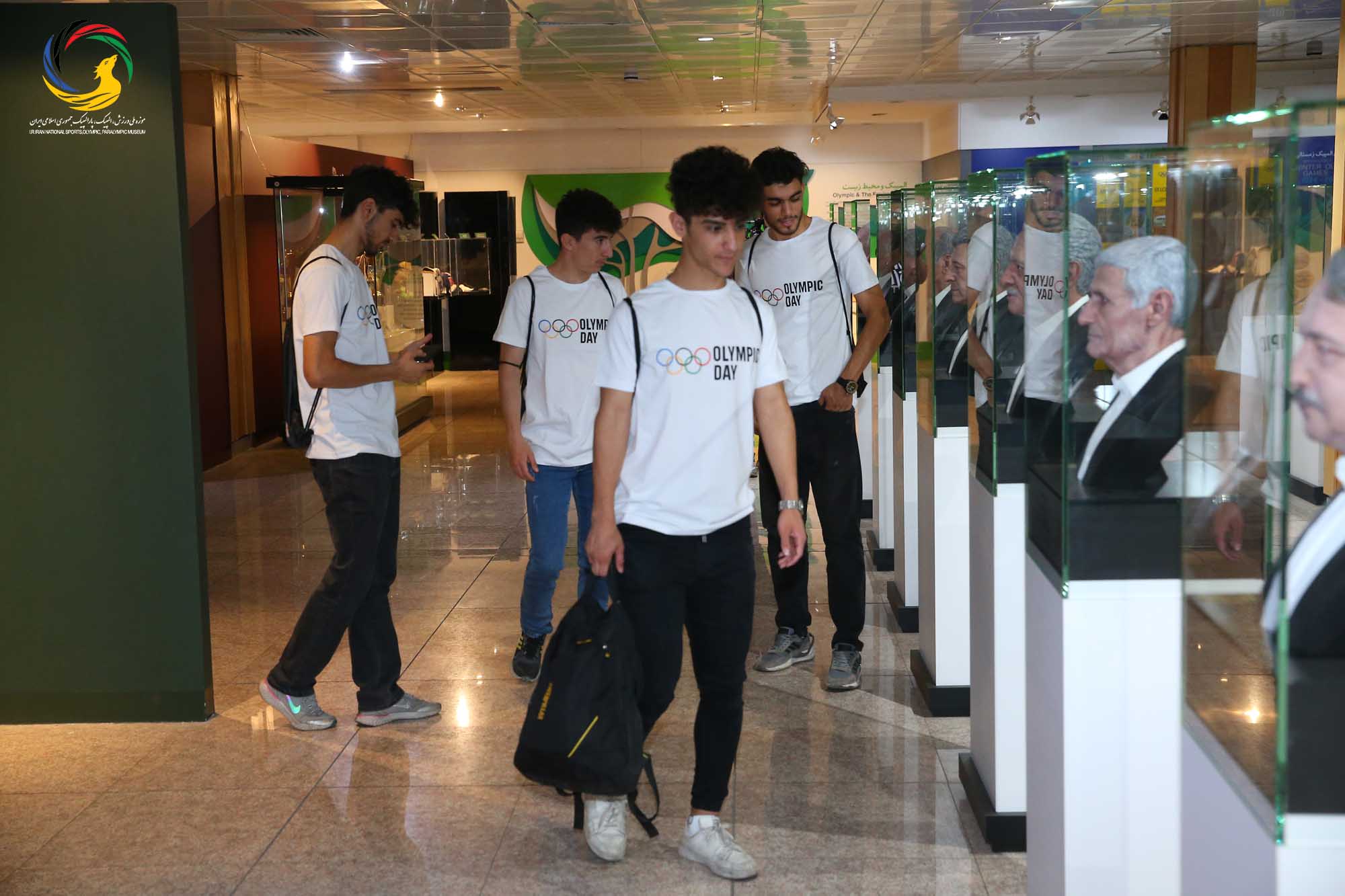 بازدید دانشجویان دانشکده تربیت بدنی دانشگاه تهران از موزه ملی ورزش، المپیک، پارالمپیک