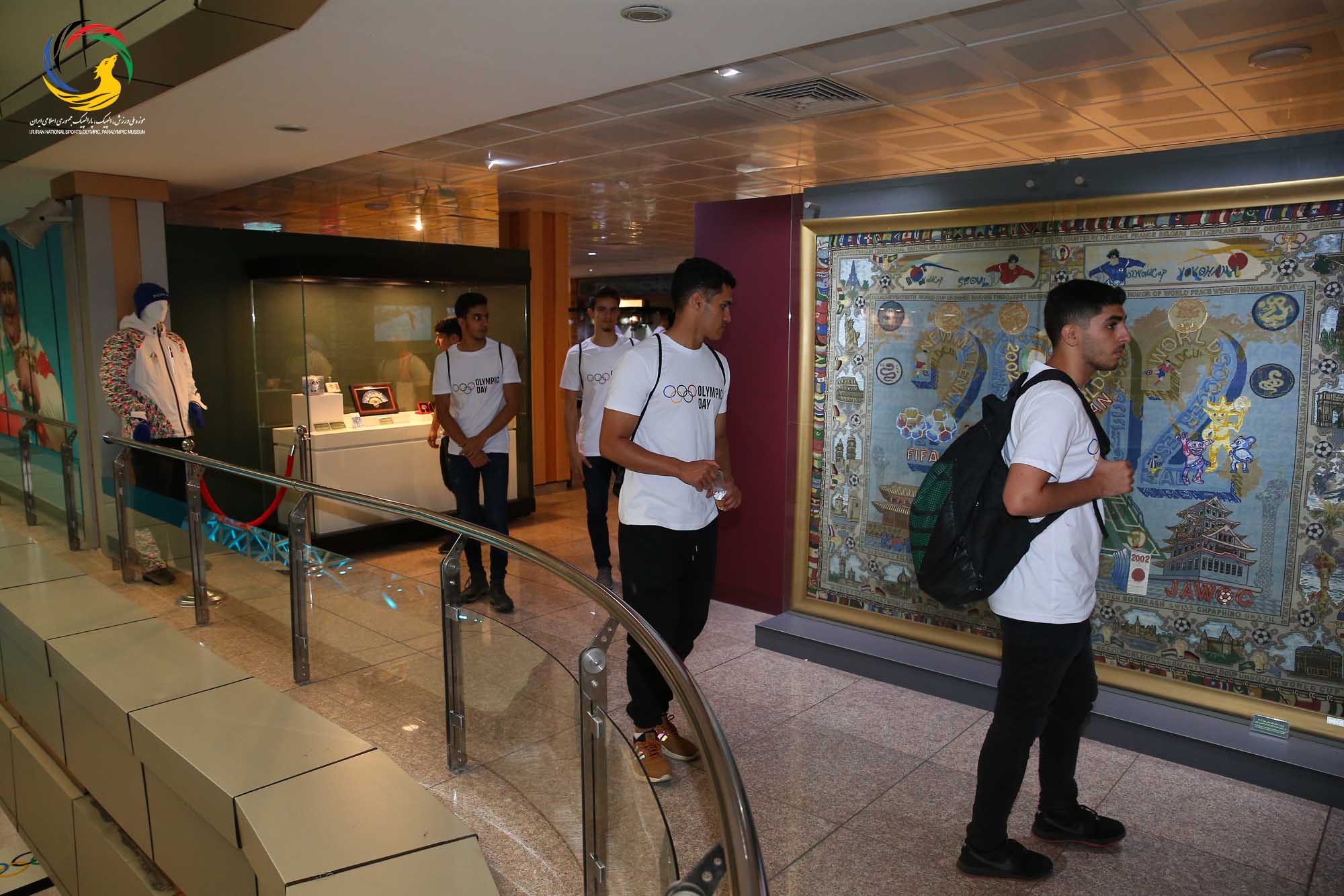 بازدید دانشجویان دانشکده تربیت بدنی دانشگاه تهران از موزه ملی ورزش، المپیک، پارالمپیک