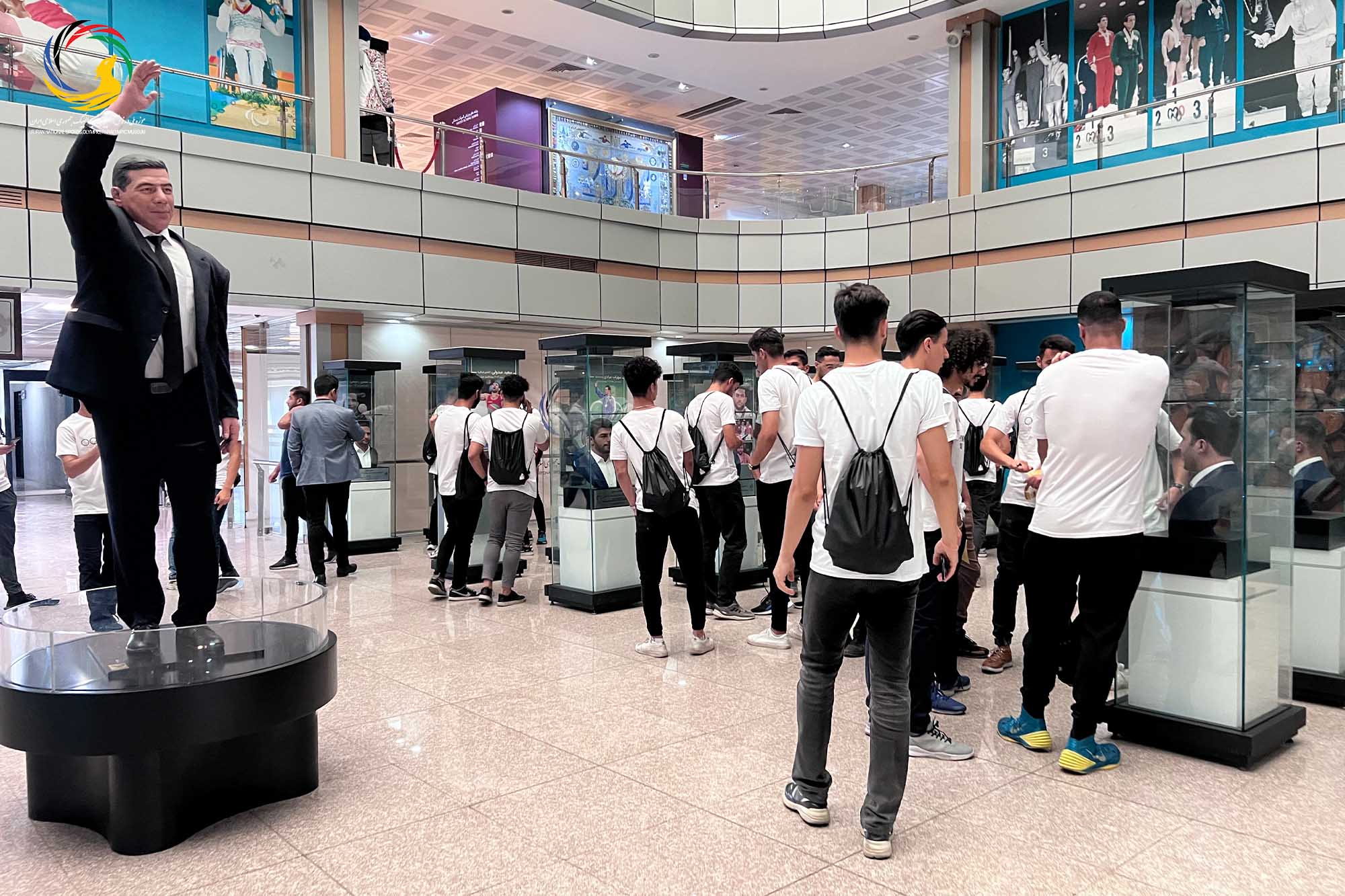 بازدید دانشجویان دانشکده تربیت بدنی دانشگاه تهران از موزه ملی ورزش، المپیک، پارالمپیک