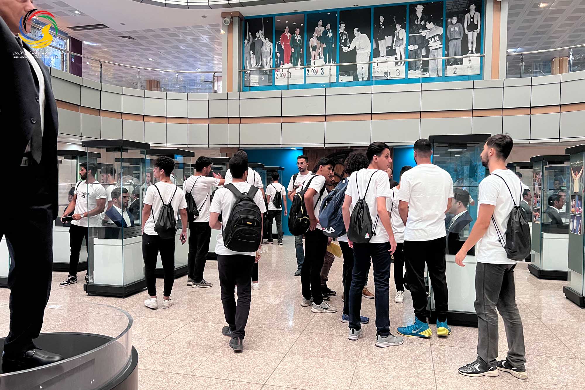 بازدید دانشجویان دانشکده تربیت بدنی دانشگاه تهران از موزه ملی ورزش، المپیک، پارالمپیک