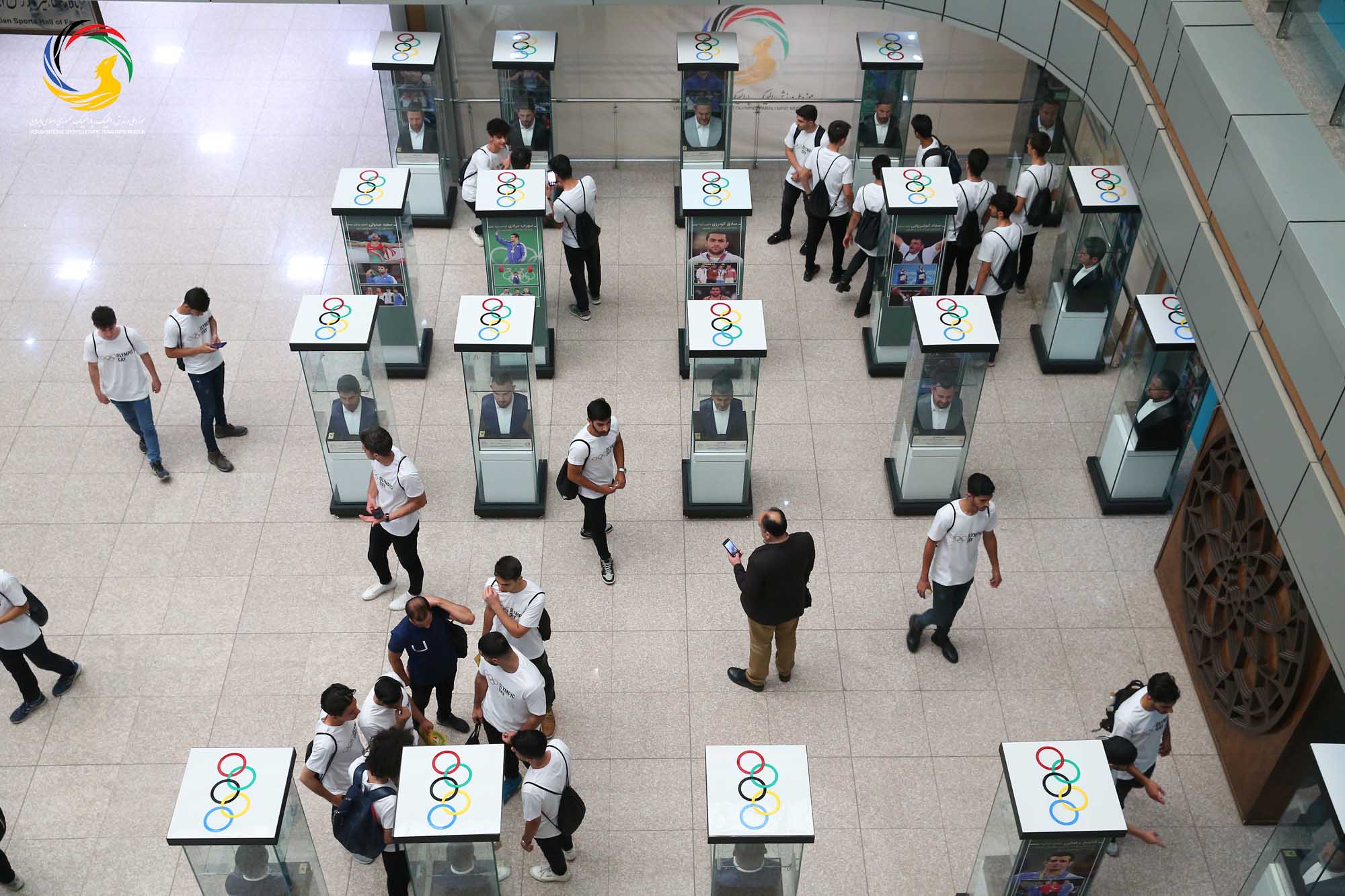 بازدید دانشجویان دانشکده تربیت بدنی دانشگاه تهران از موزه ملی ورزش، المپیک، پارالمپیک