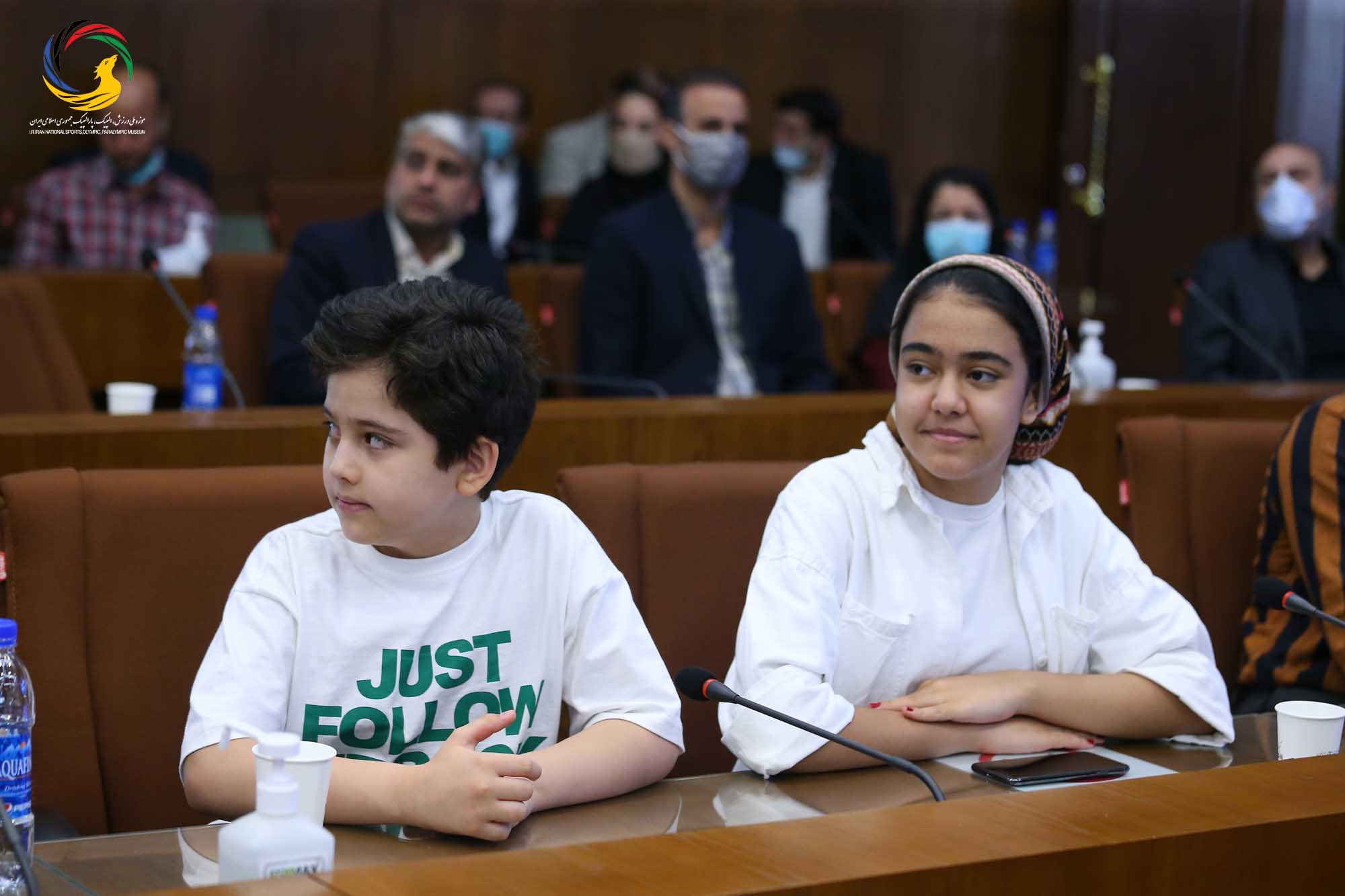 مراسم رونمایی از سردیس قهرمانان المپیک (علیرضا دبیر، یوسف کرمی، مراد محمدی، حمید سوریان و بهداد سلیمی)