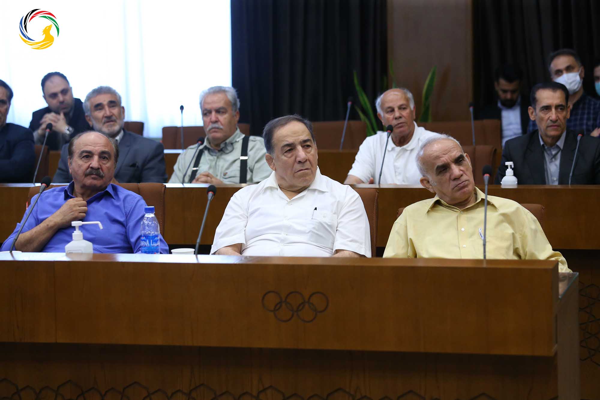 مراسم رونمایی از سردیس قهرمانان المپیک (علیرضا دبیر، یوسف کرمی، مراد محمدی، حمید سوریان و بهداد سلیمی)