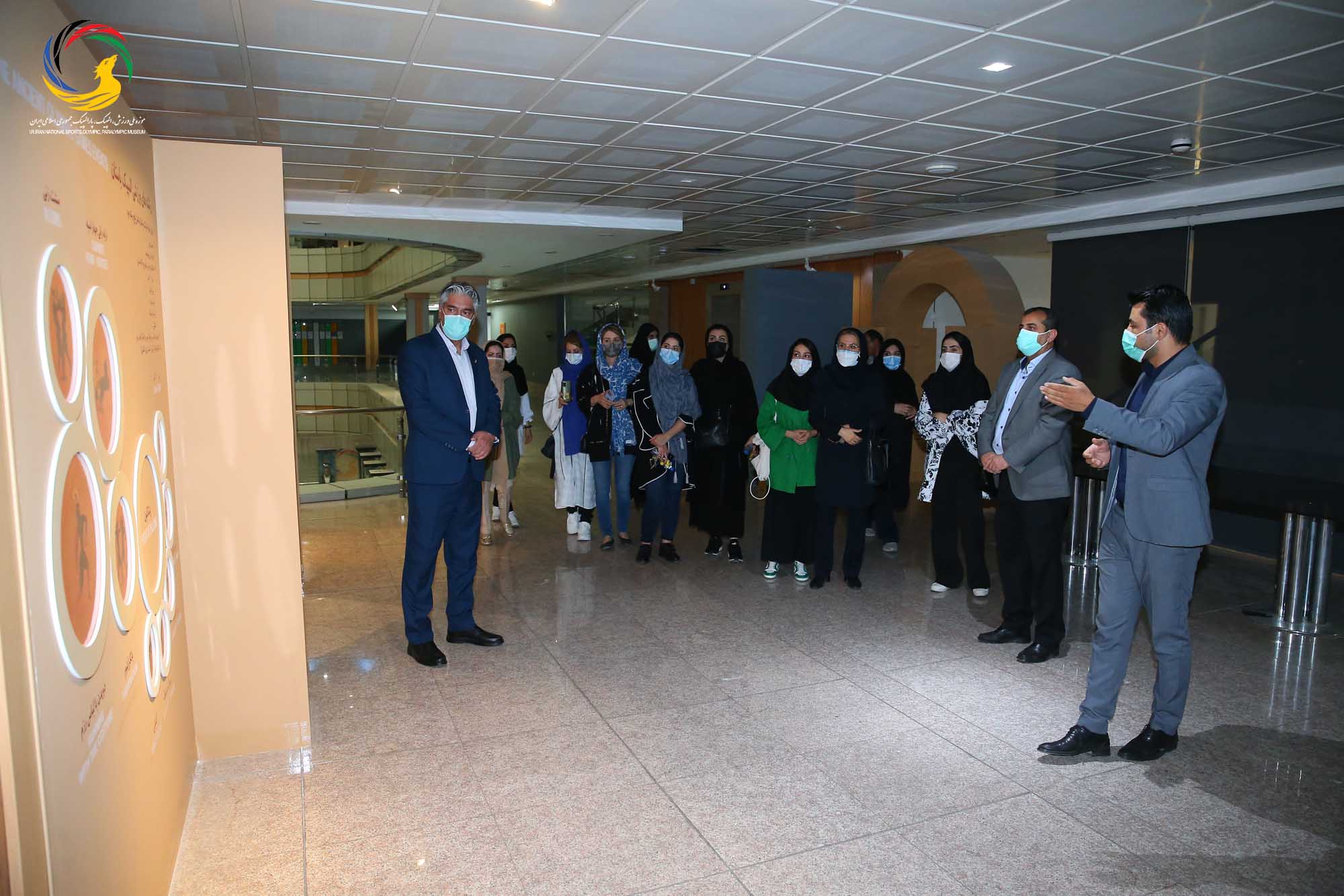 بازدید دانشجویان رشته تربیت بدنی دانشکده مهارت و کارآفرینی یادگار امام از موزه ملی ورزش، المپیک، پارالمپیک