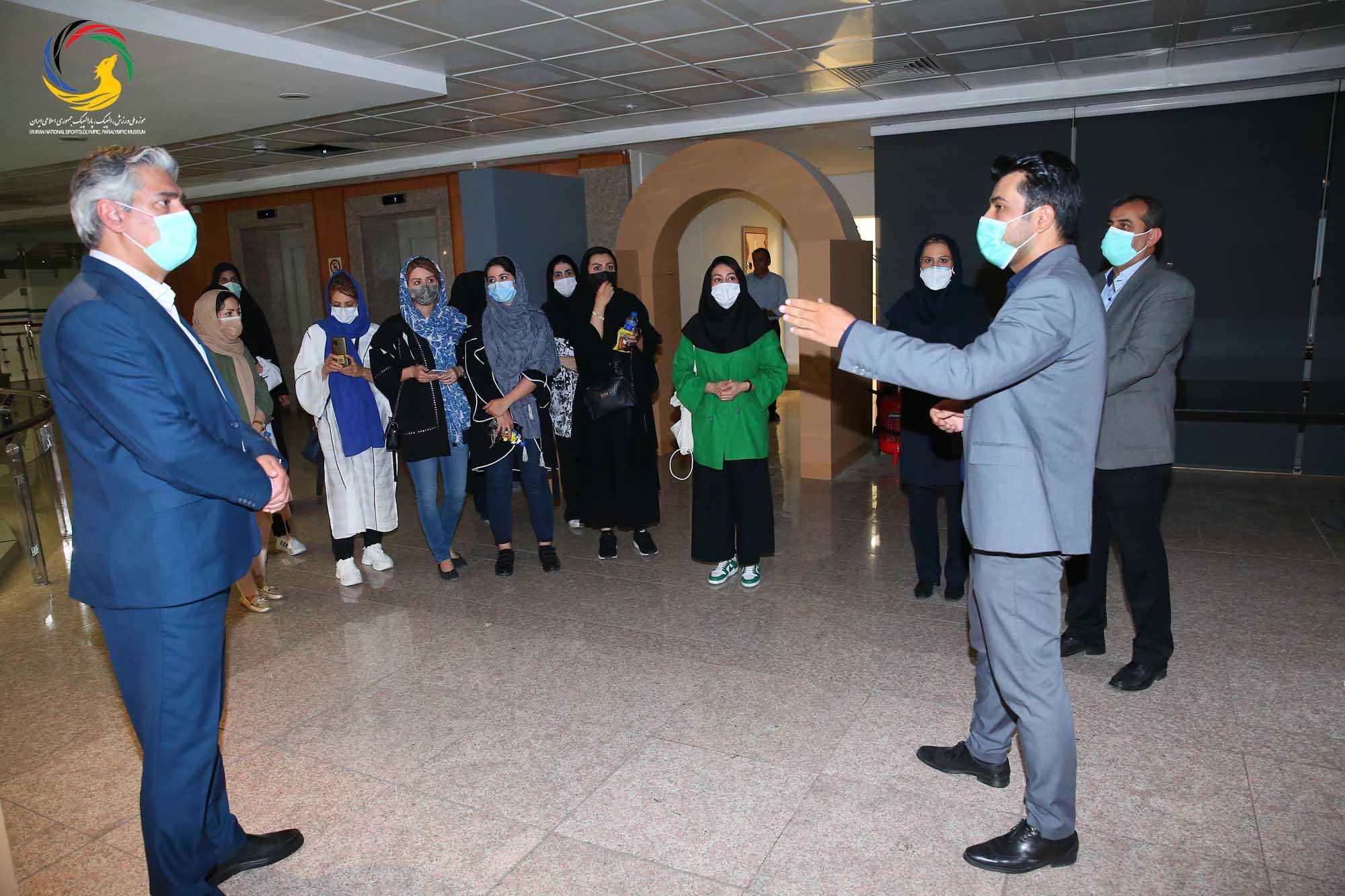 بازدید دانشجویان رشته تربیت بدنی دانشکده مهارت و کارآفرینی یادگار امام از موزه ملی ورزش، المپیک، پارالمپیک