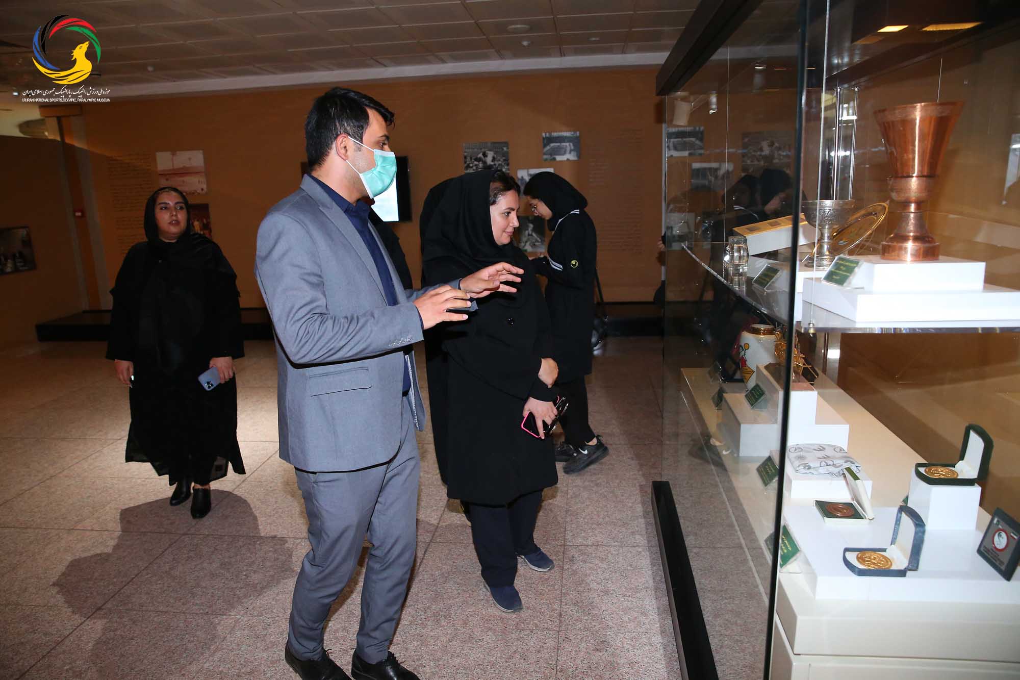 بازدید دختران اسنوکر زیر 21 سال کشوری از موزه ملی ورزش، المپیک، پارالمپیک