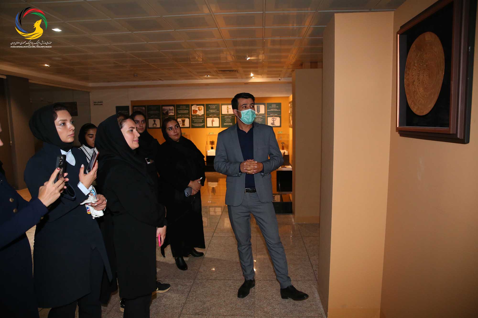 بازدید دختران اسنوکر زیر 21 سال کشوری از موزه ملی ورزش، المپیک، پارالمپیک