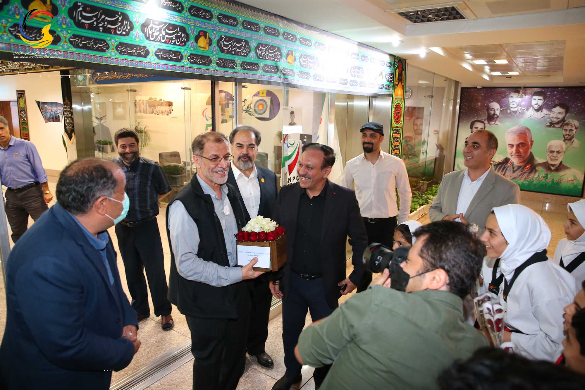 بازدید جمعی از مسئولین و تکواندوکاران استان تهران