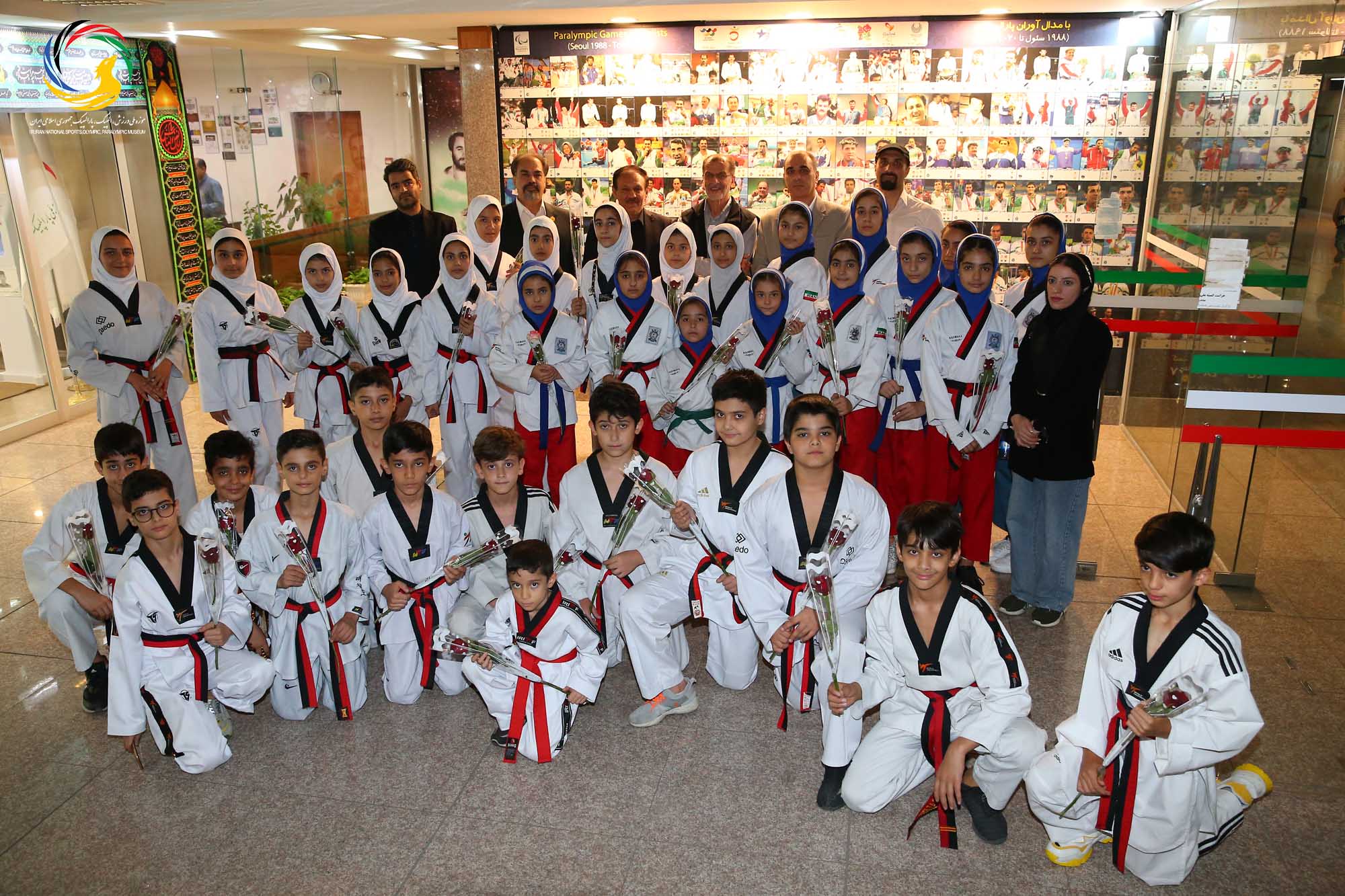 بازدید جمعی از مسئولین و تکواندوکاران استان تهران