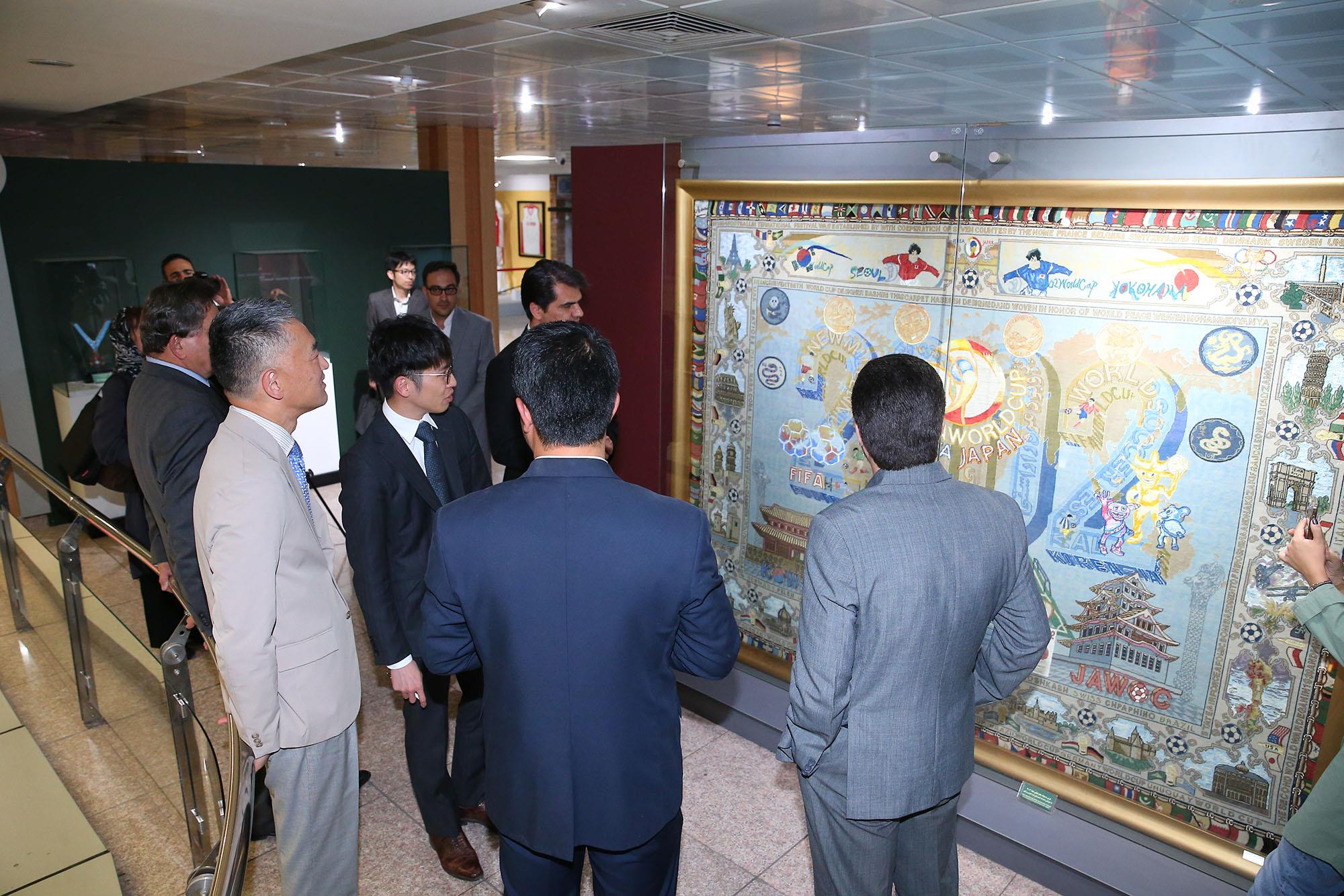 بازدید سفیر ژاپن از موزه ملی ورزش، المپیک، پارالمپیک