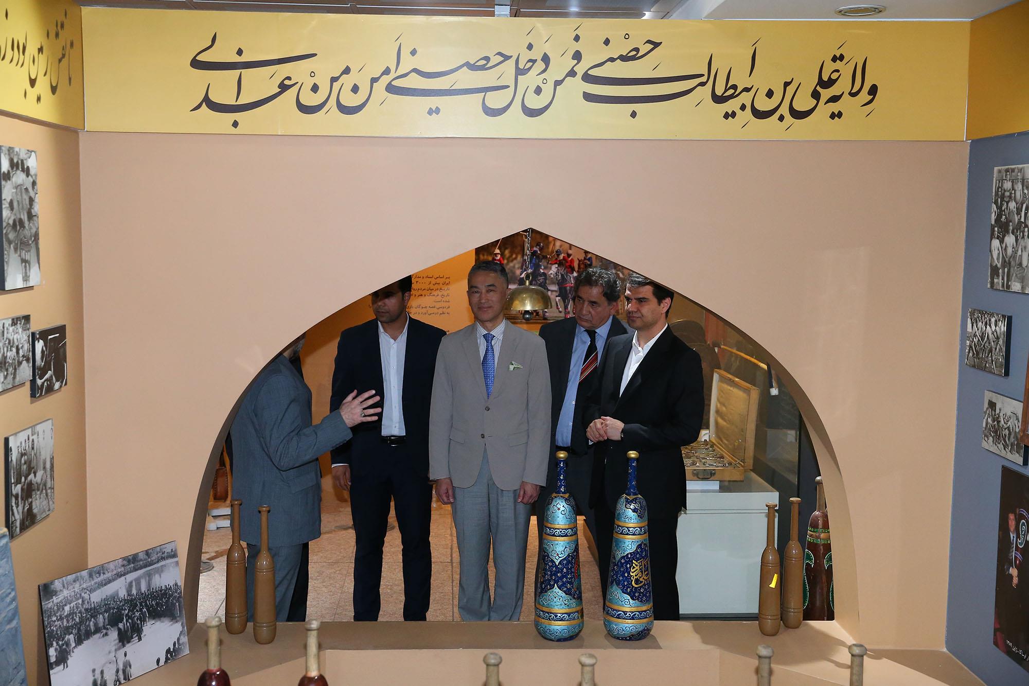 بازدید سفیر ژاپن از موزه ملی ورزش، المپیک، پارالمپیک