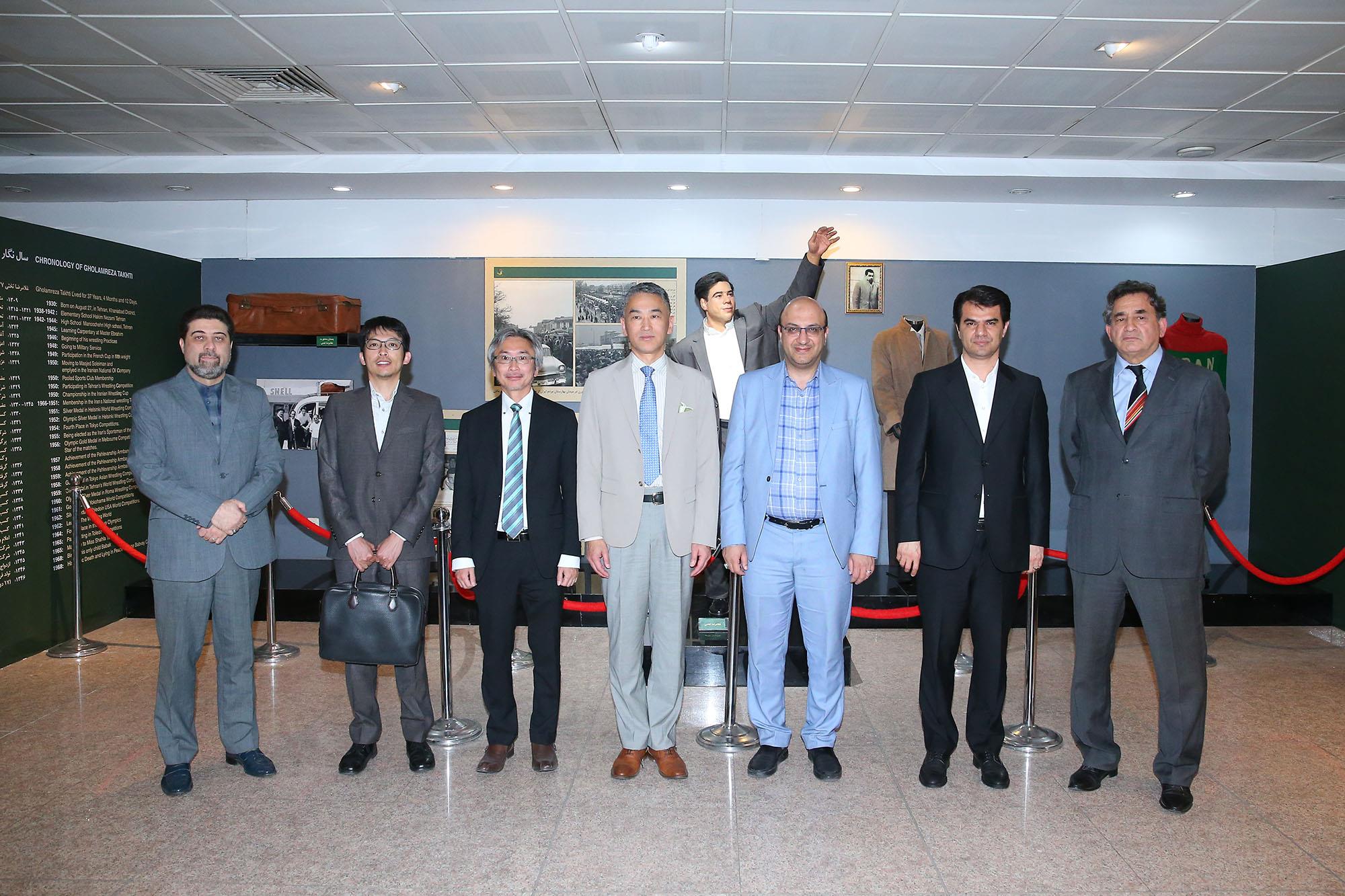 بازدید سفیر ژاپن از موزه ملی ورزش، المپیک، پارالمپیک