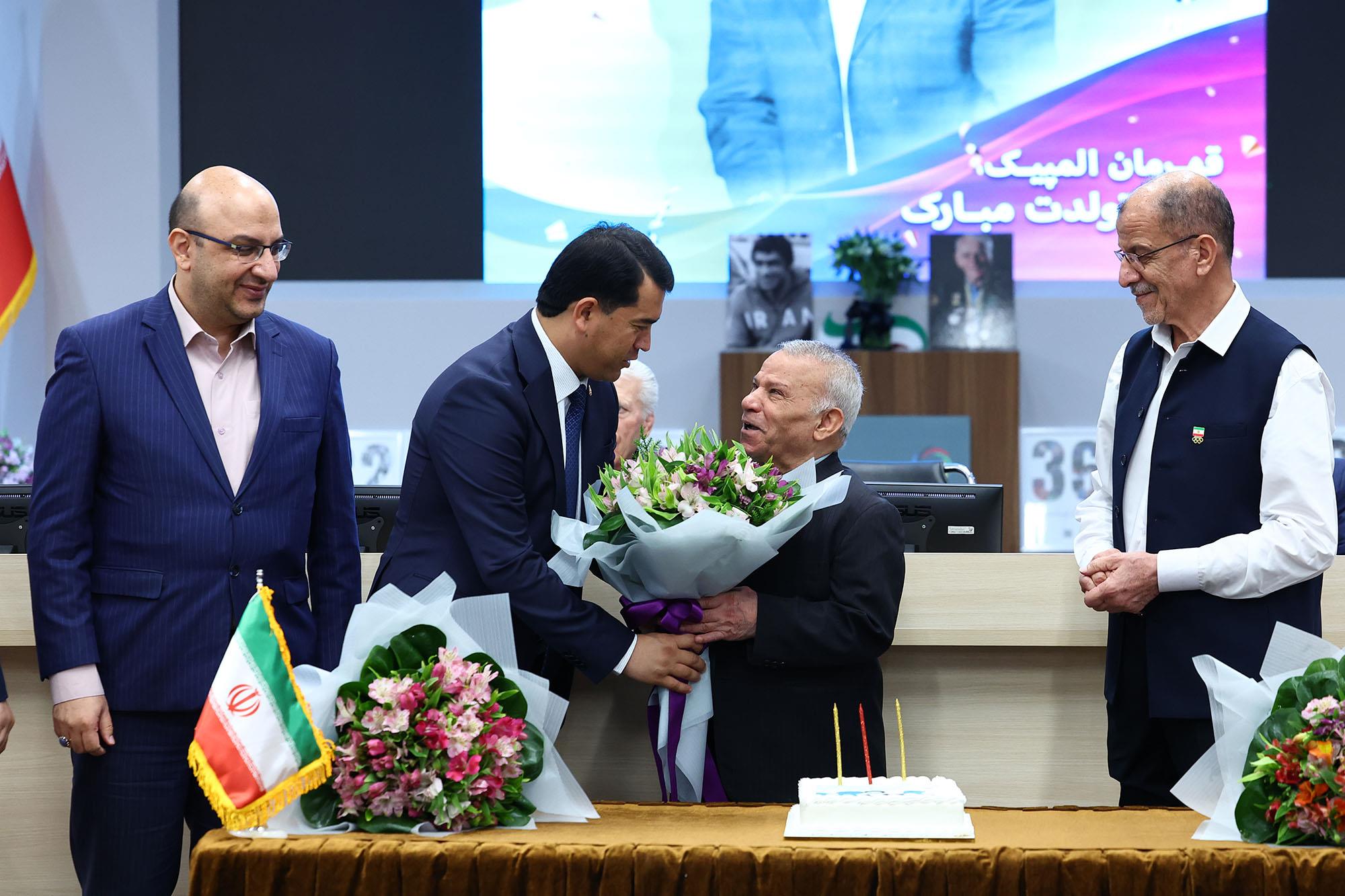 مراسم جشن تولد مدال آوران المپیکی ماه های خرداد ، تیر و مرداد