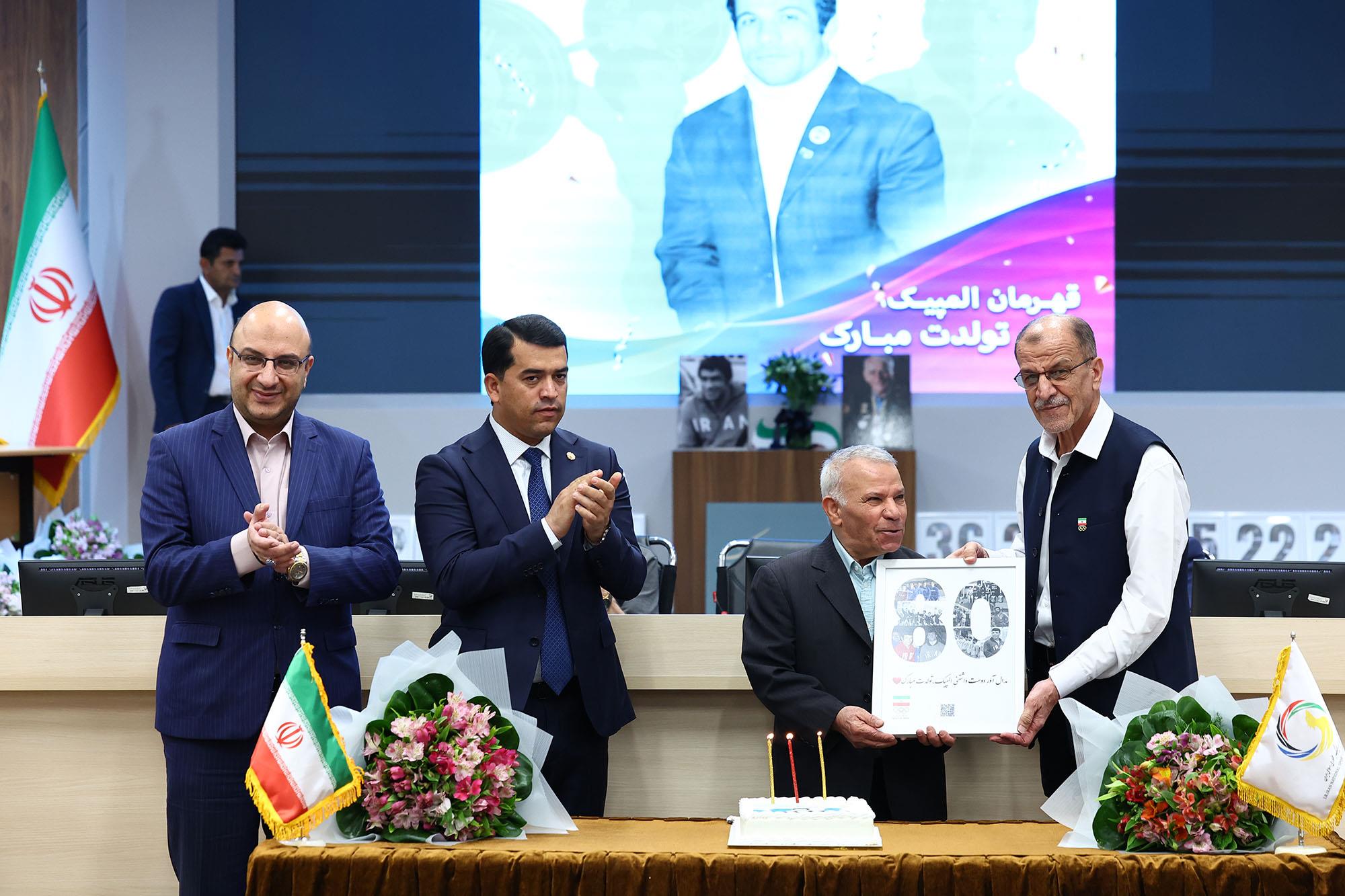 مراسم جشن تولد مدال آوران المپیکی ماه های خرداد ، تیر و مرداد